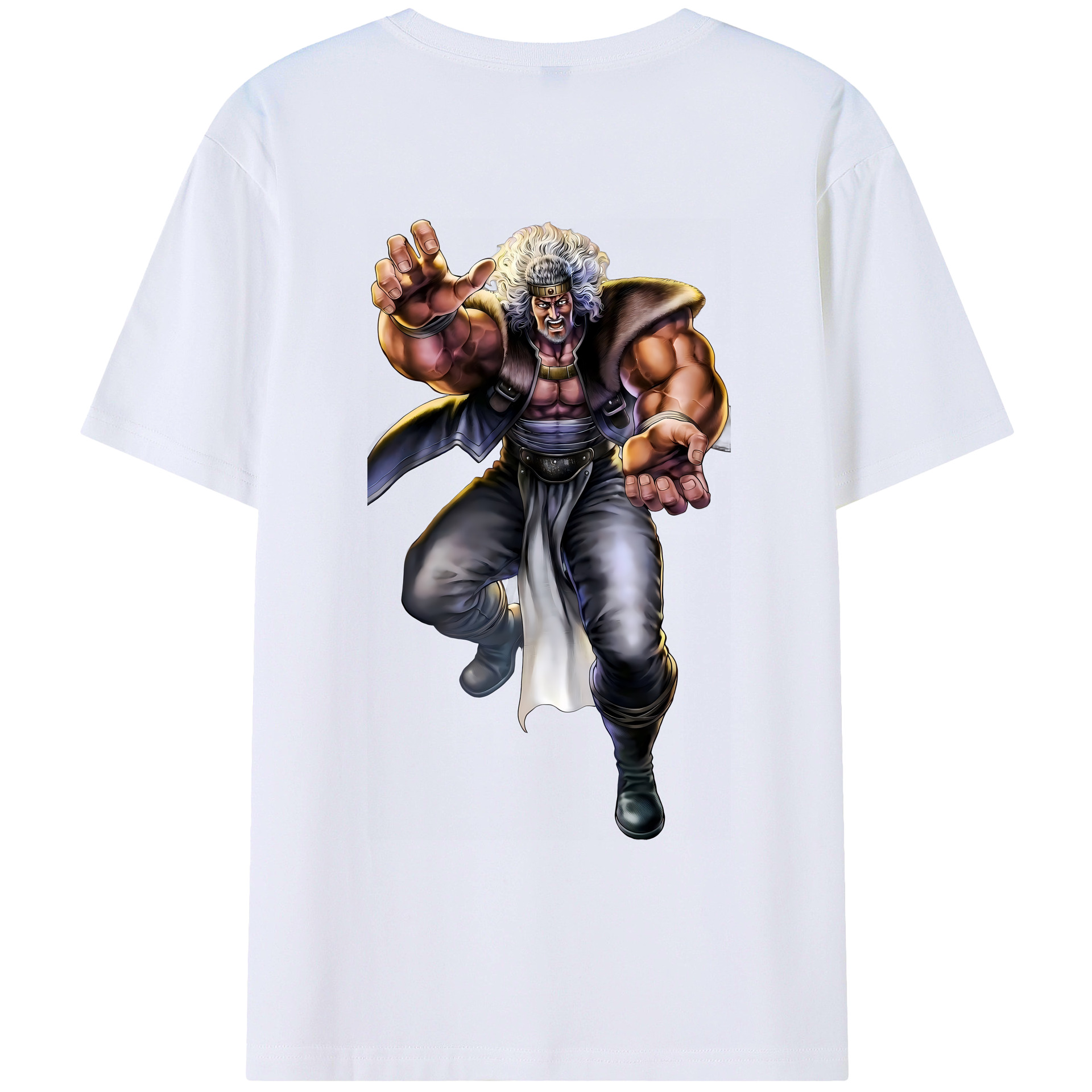 （画像用） 北斗の拳 Fist of the North Star レディース半袖Tシャツ(バックプリント)