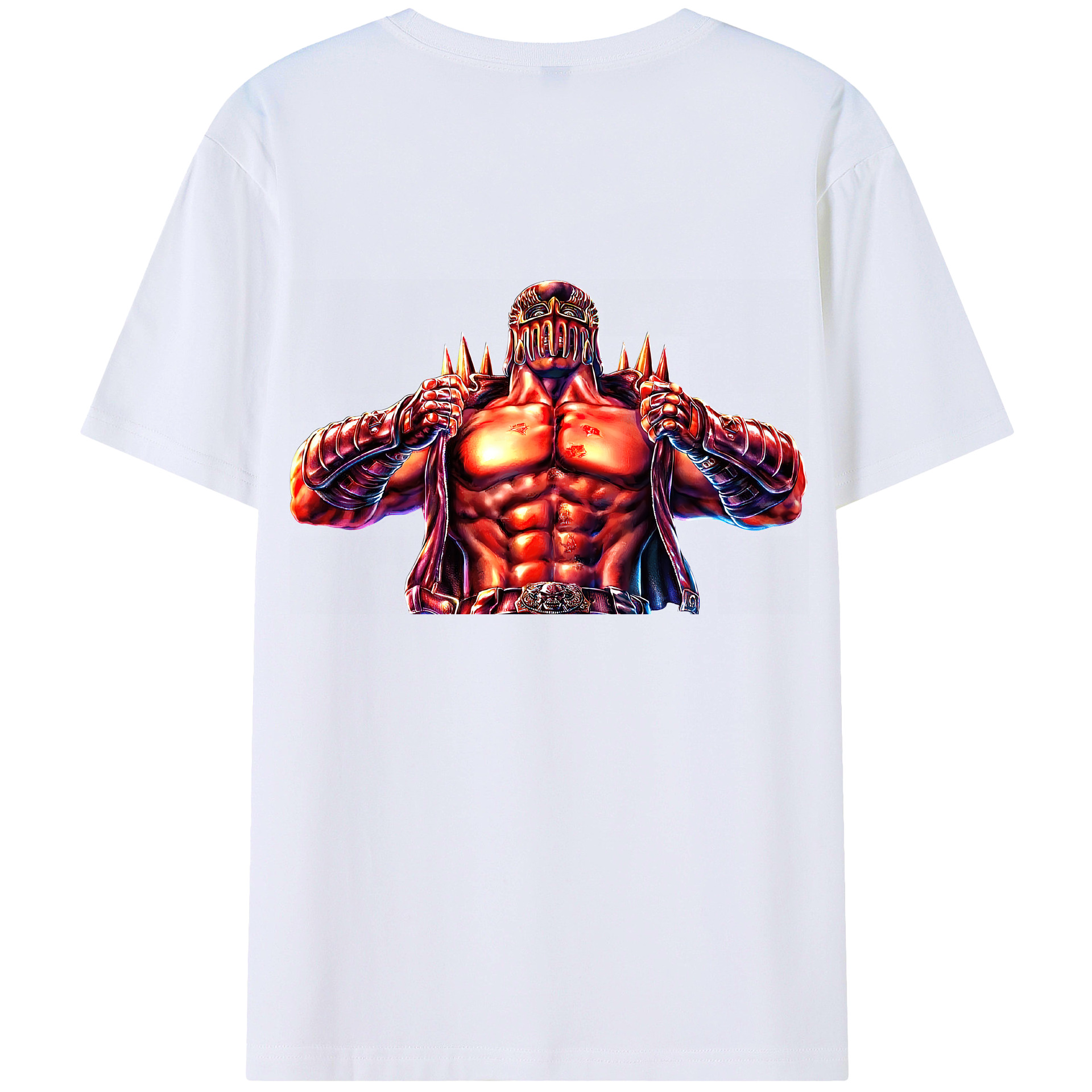（画像用） 北斗の拳 Fist of the North Star レディース半袖Tシャツ(バックプリント)