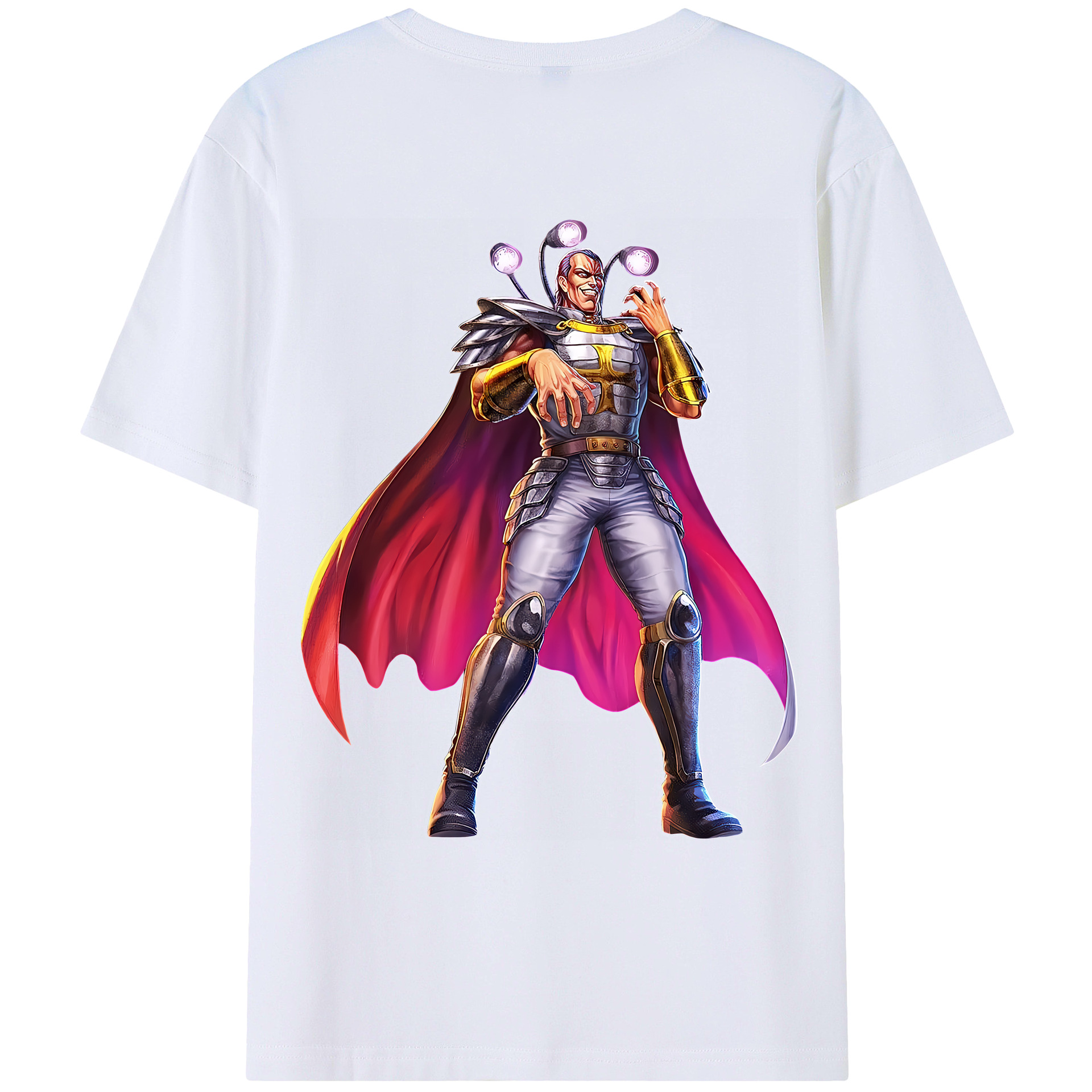 （画像用） 北斗の拳 Fist of the North Star レディース半袖Tシャツ(バックプリント)
