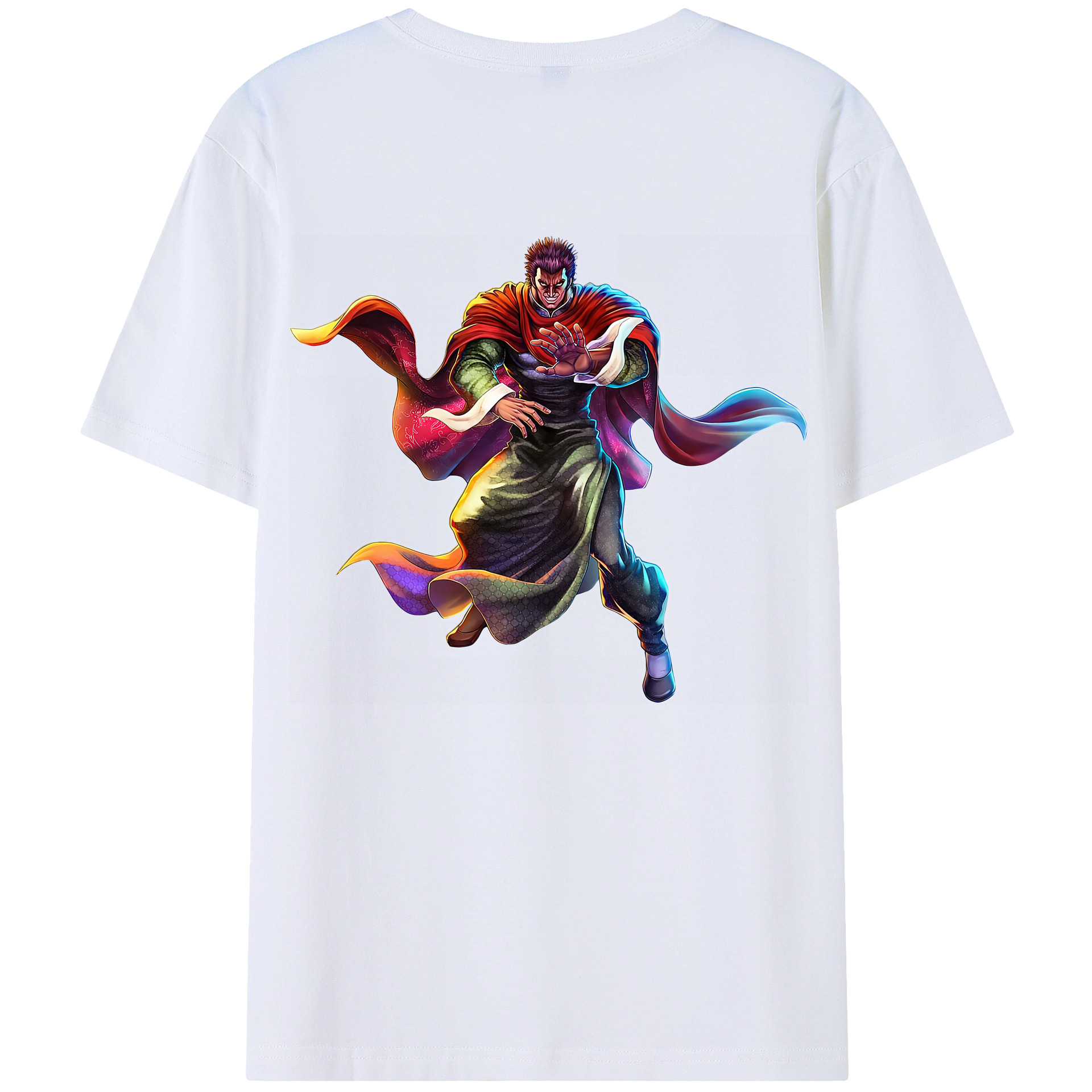 （画像用） 北斗の拳 Fist of the North Star レディース半袖Tシャツ(バックプリント)
