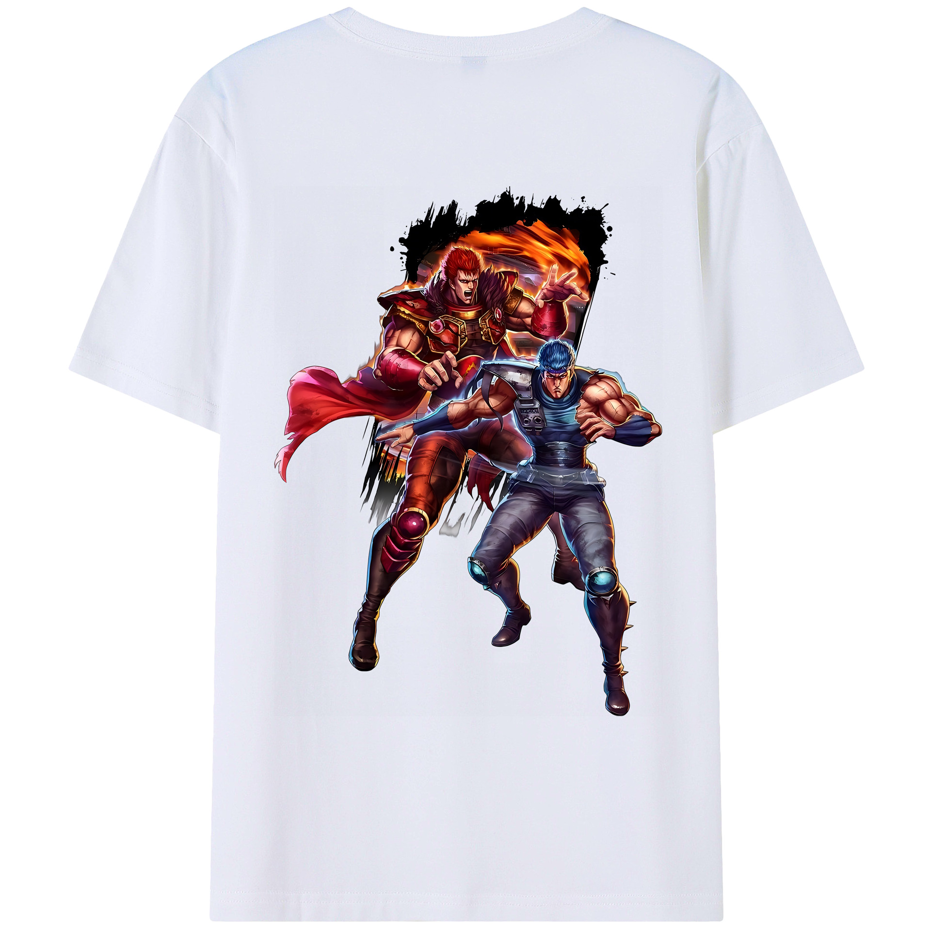 （画像用） 北斗の拳 Fist of the North Star レディース半袖Tシャツ(バックプリント)