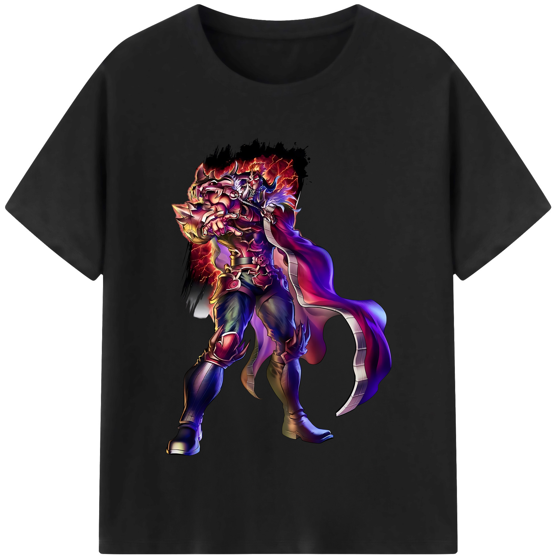 （画像用） 北斗の拳 Fist of the North Star レディースカジュアルプリントTシャツ（綿100％）