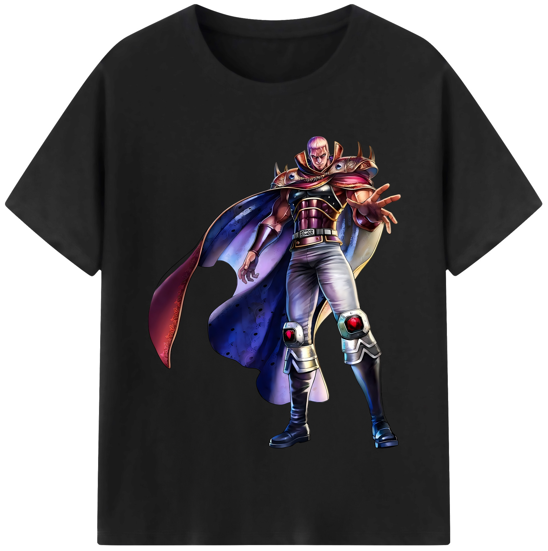（画像用） 北斗の拳 Fist of the North Star レディースカジュアルプリントTシャツ（綿100％）