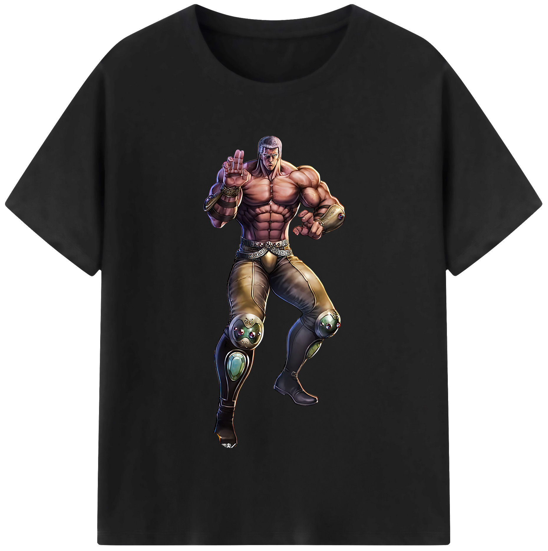 （画像用） 北斗の拳 Fist of the North Star レディースカジュアルプリントTシャツ（綿100％）