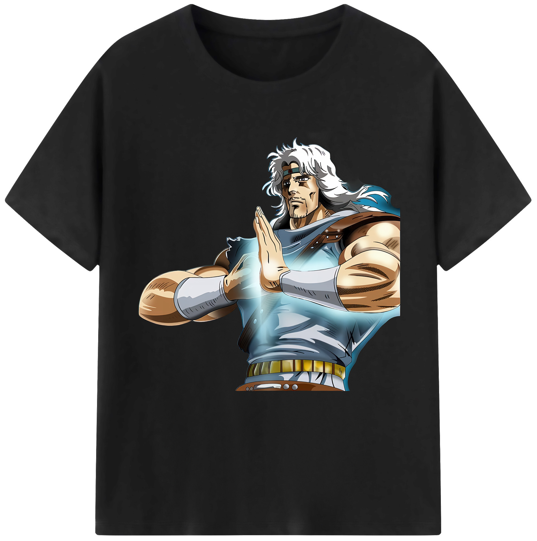 （画像用） 北斗の拳 Fist of the North Star レディースカジュアルプリントTシャツ（綿100％）