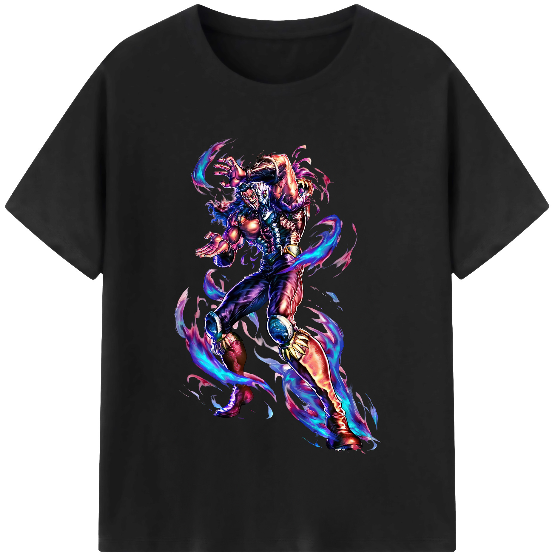 （画像用） 北斗の拳 Fist of the North Star レディースカジュアルプリントTシャツ（綿100％）