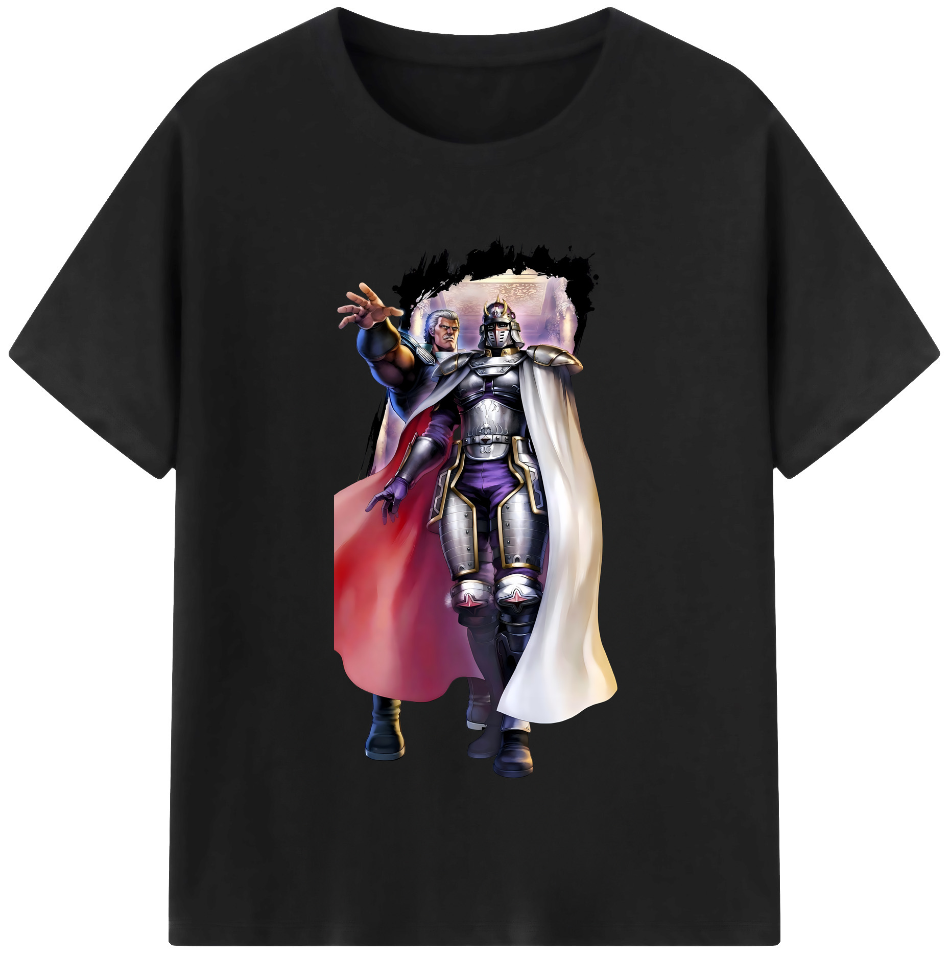 （画像用） 北斗の拳 Fist of the North Star レディースカジュアルプリントTシャツ（綿100％）