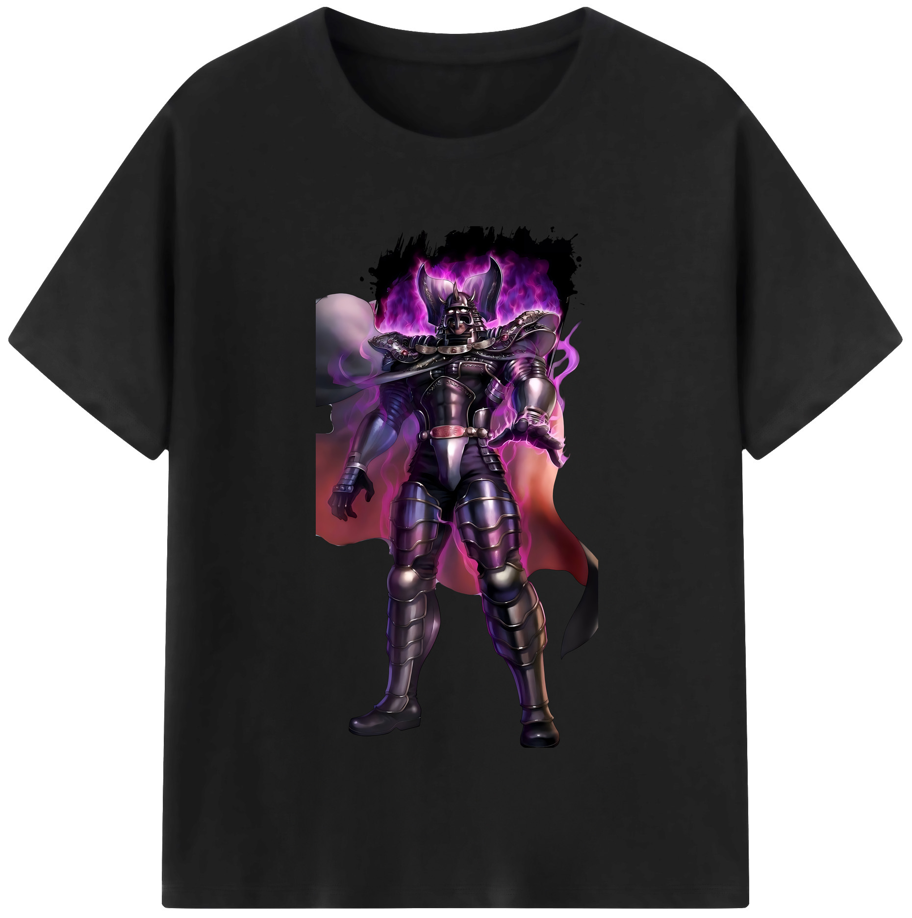 （画像用） 北斗の拳 Fist of the North Star レディースカジュアルプリントTシャツ（綿100％）