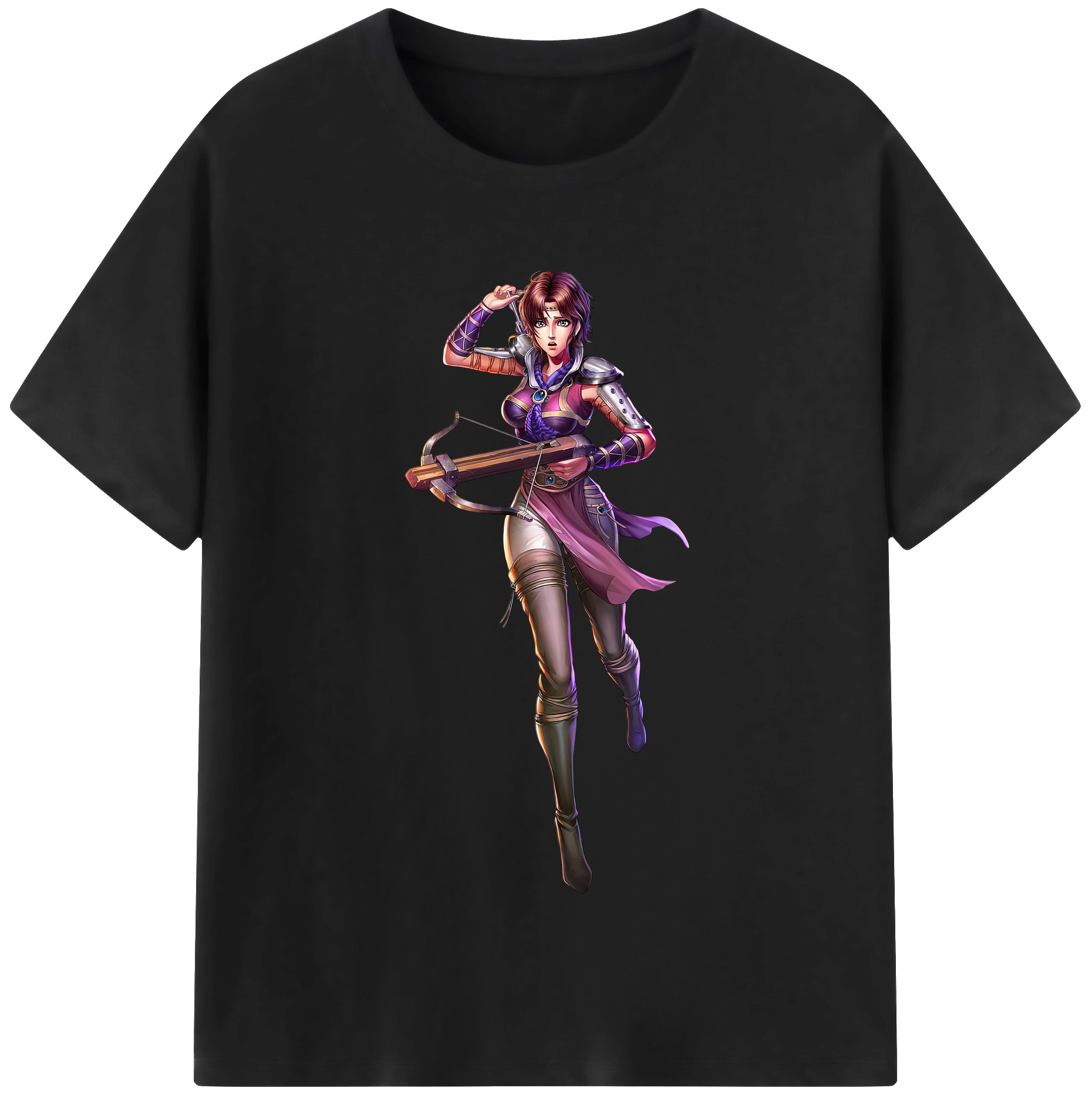 （画像用） 北斗の拳 Fist of the North Star レディースカジュアルプリントTシャツ（綿100％）