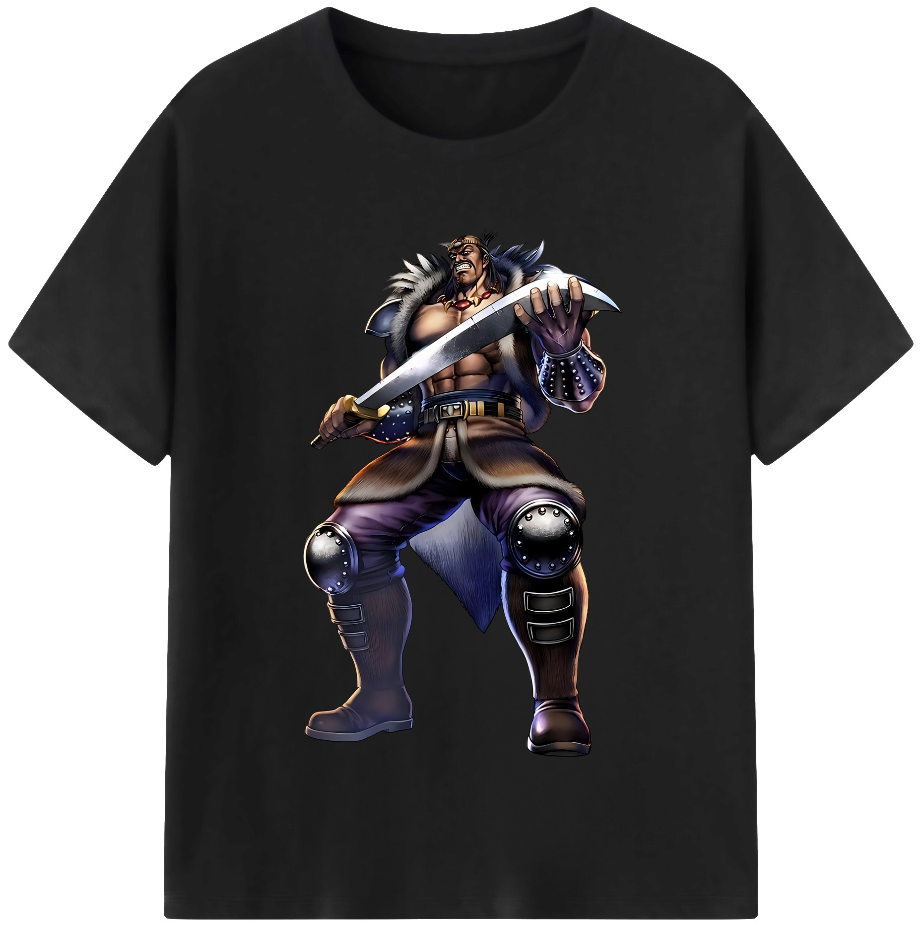 （画像用） 北斗の拳 Fist of the North Star レディースカジュアルプリントTシャツ（綿100％）