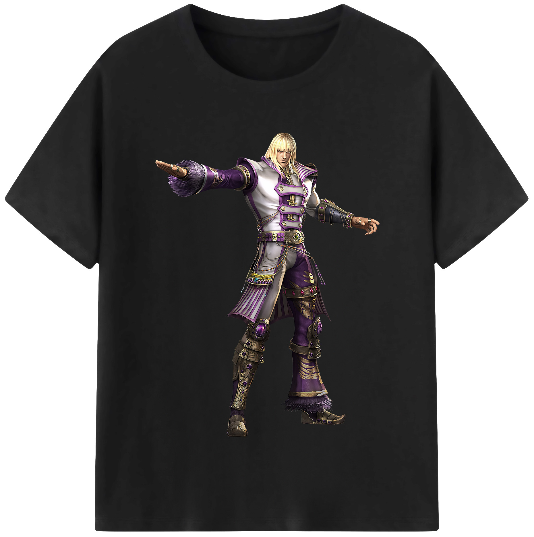 （画像用） 北斗の拳 Fist of the North Star レディースカジュアルプリントTシャツ（綿100％）