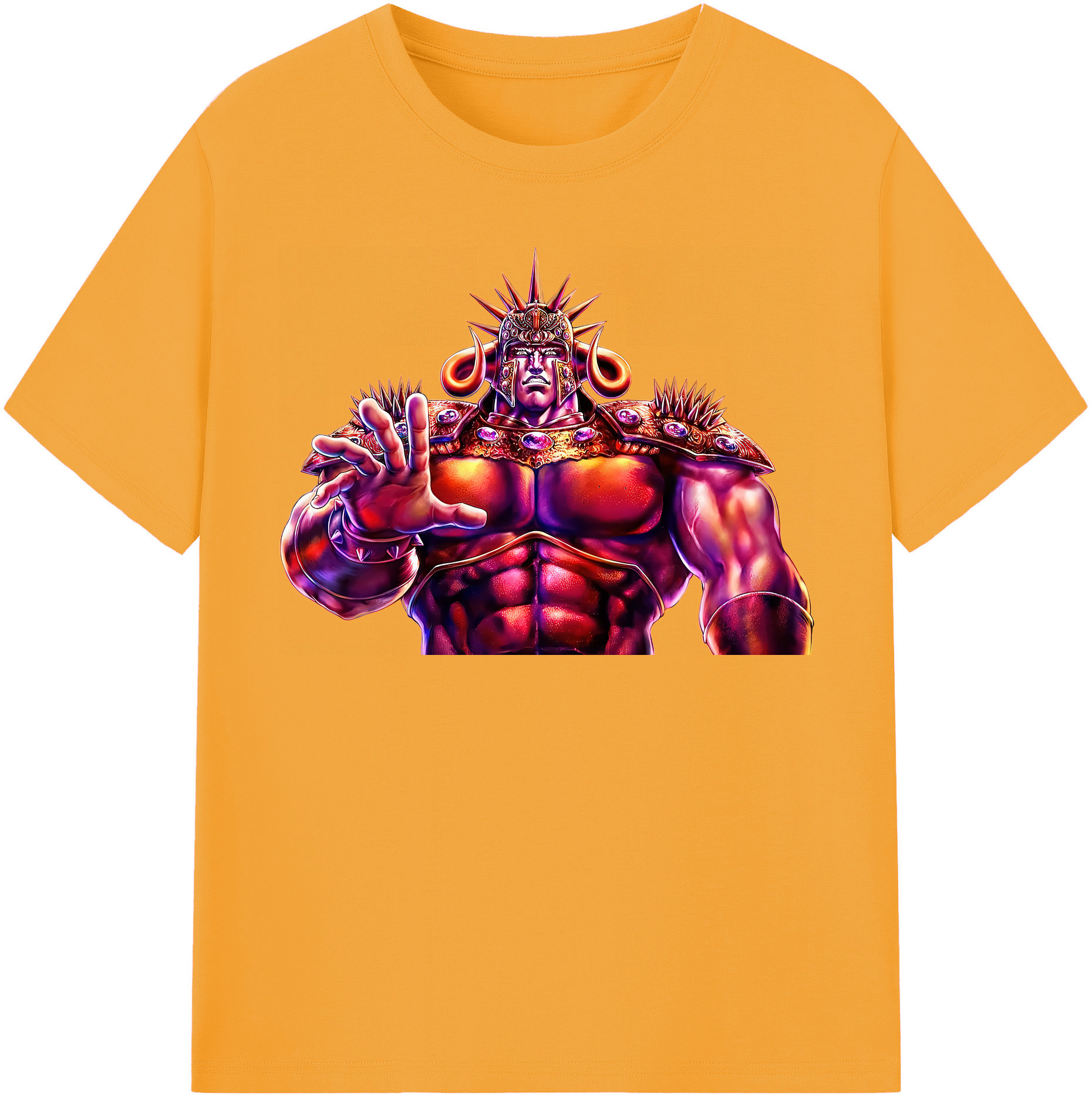 （画像用） 北斗の拳 Fist of the North Star レディースカジュアルプリントTシャツ（綿100％）