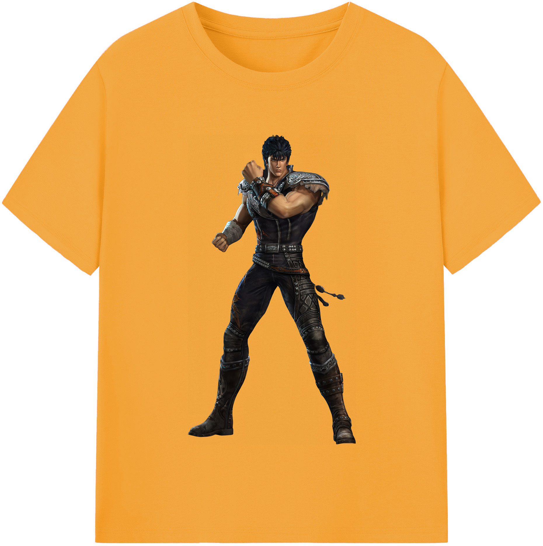（画像用） 北斗の拳 Fist of the North Star レディースカジュアルプリントTシャツ（綿100％）