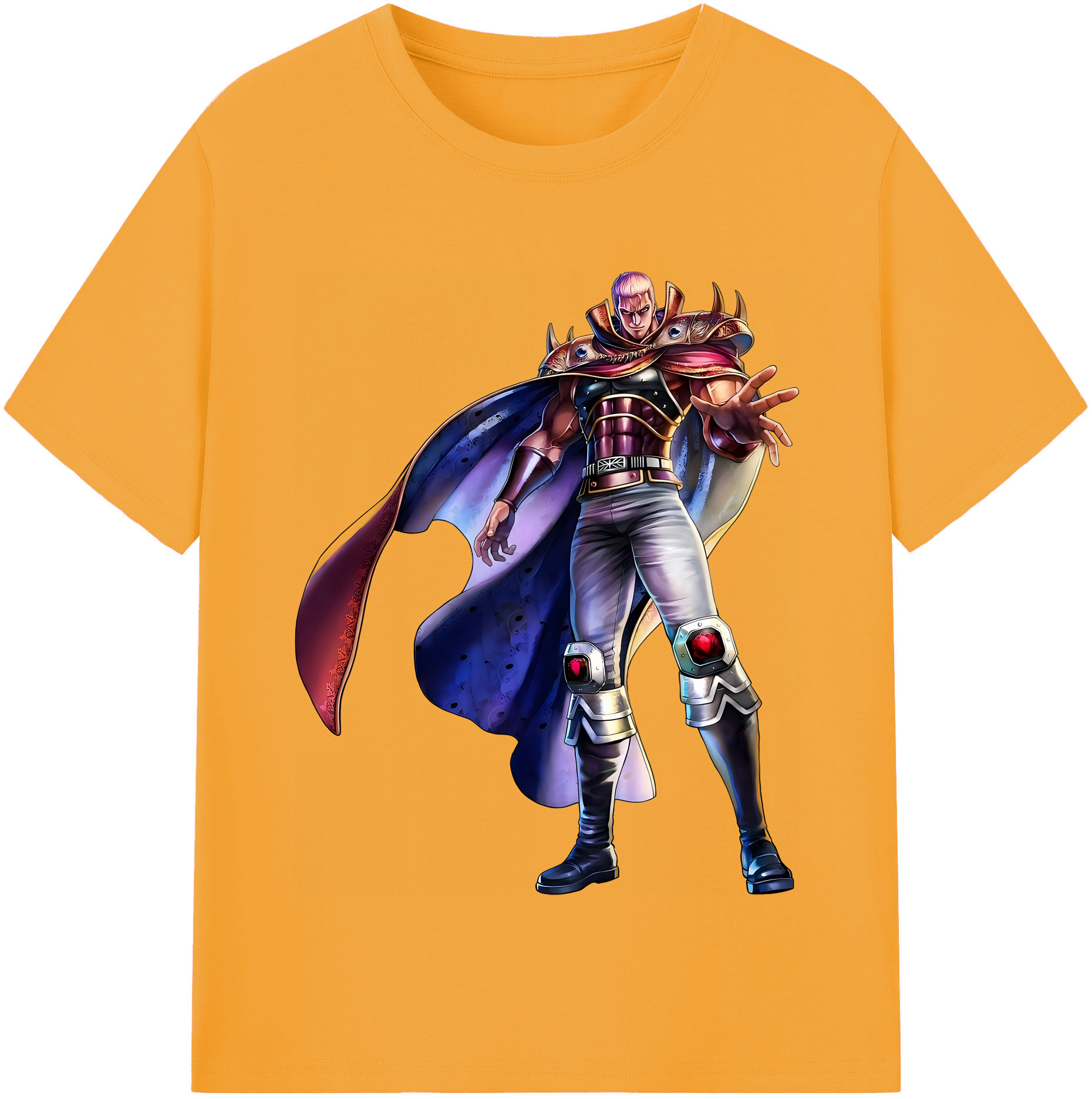 （画像用） 北斗の拳 Fist of the North Star レディースカジュアルプリントTシャツ（綿100％）