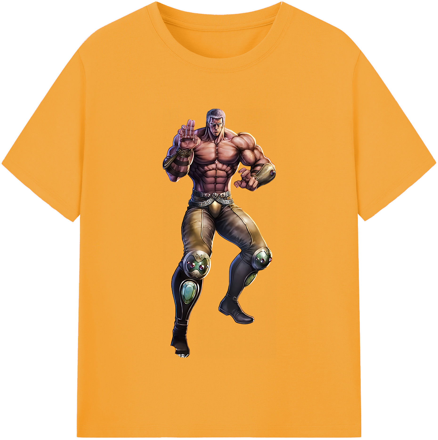 （画像用） 北斗の拳 Fist of the North Star レディースカジュアルプリントTシャツ（綿100％）