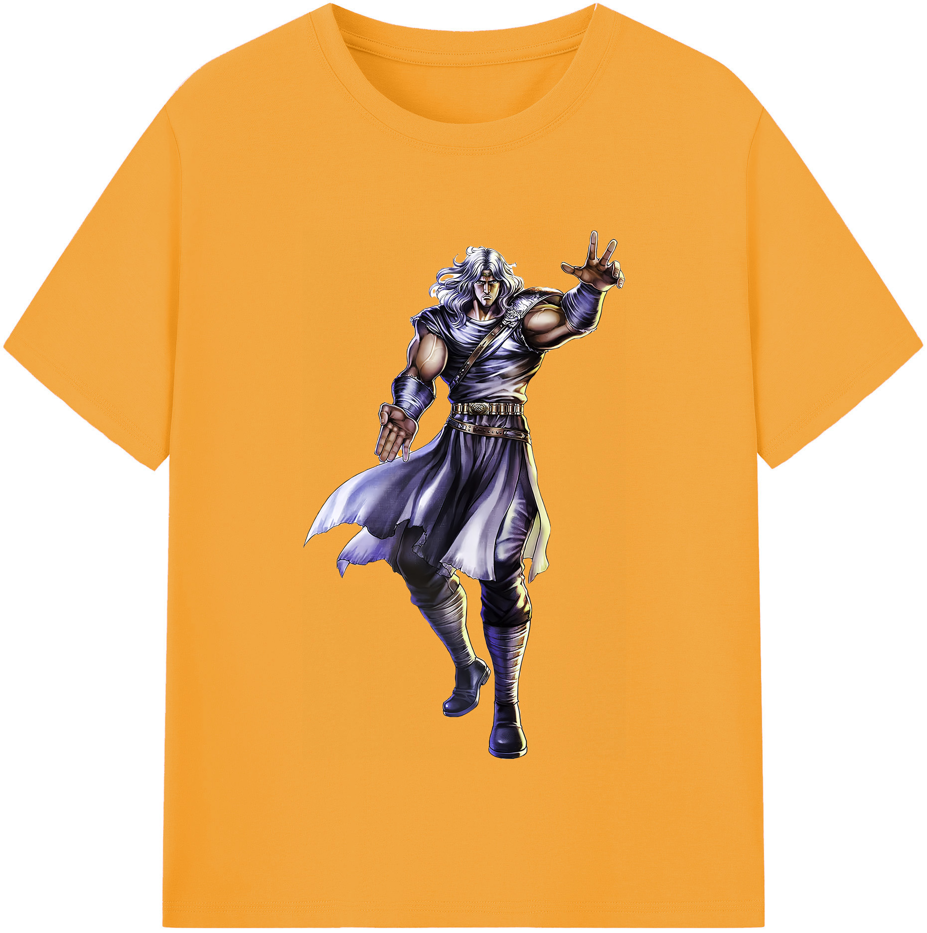 （画像用） 北斗の拳 Fist of the North Star レディースカジュアルプリントTシャツ（綿100％）