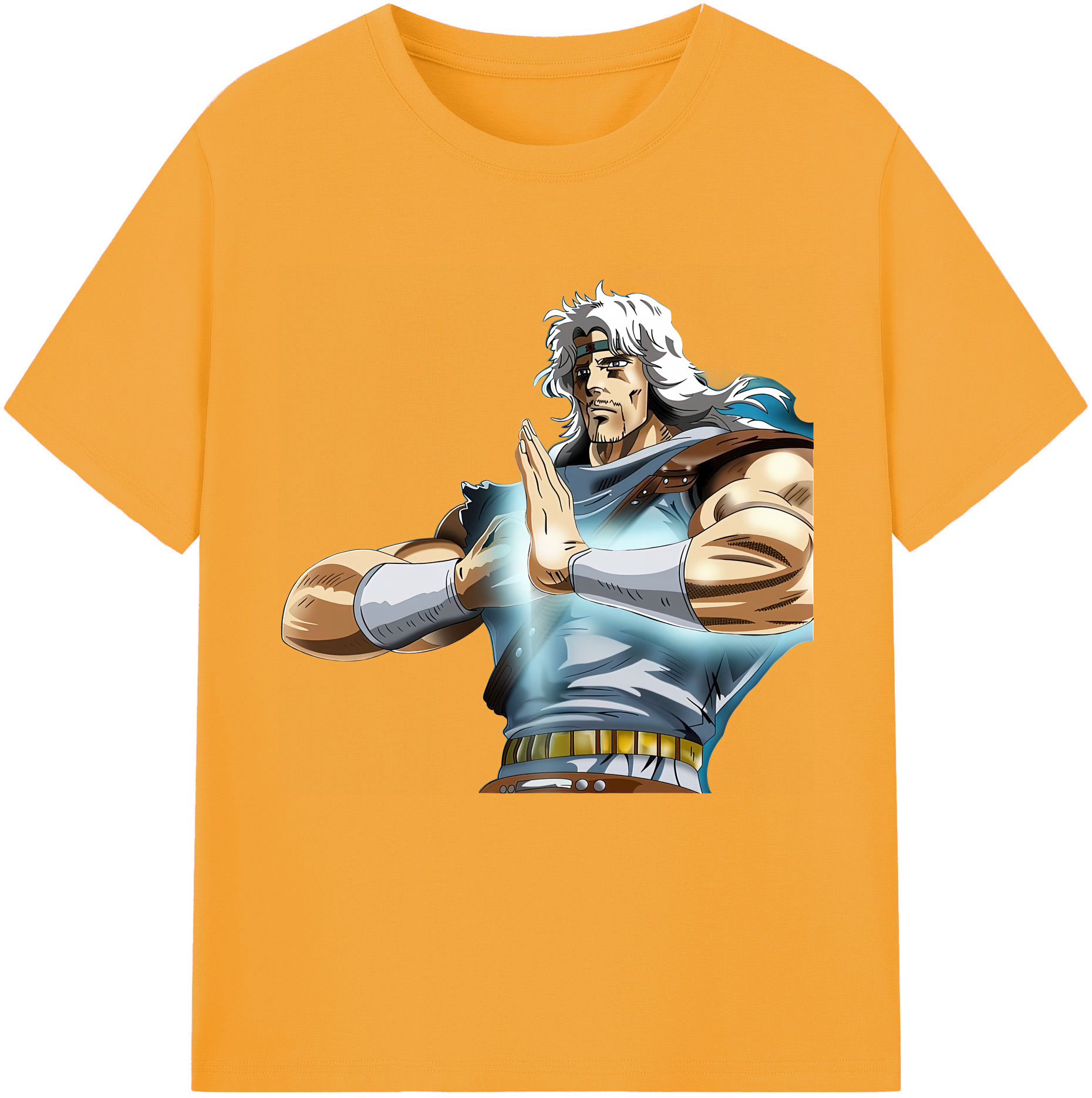 （画像用） 北斗の拳 Fist of the North Star レディースカジュアルプリントTシャツ（綿100％）
