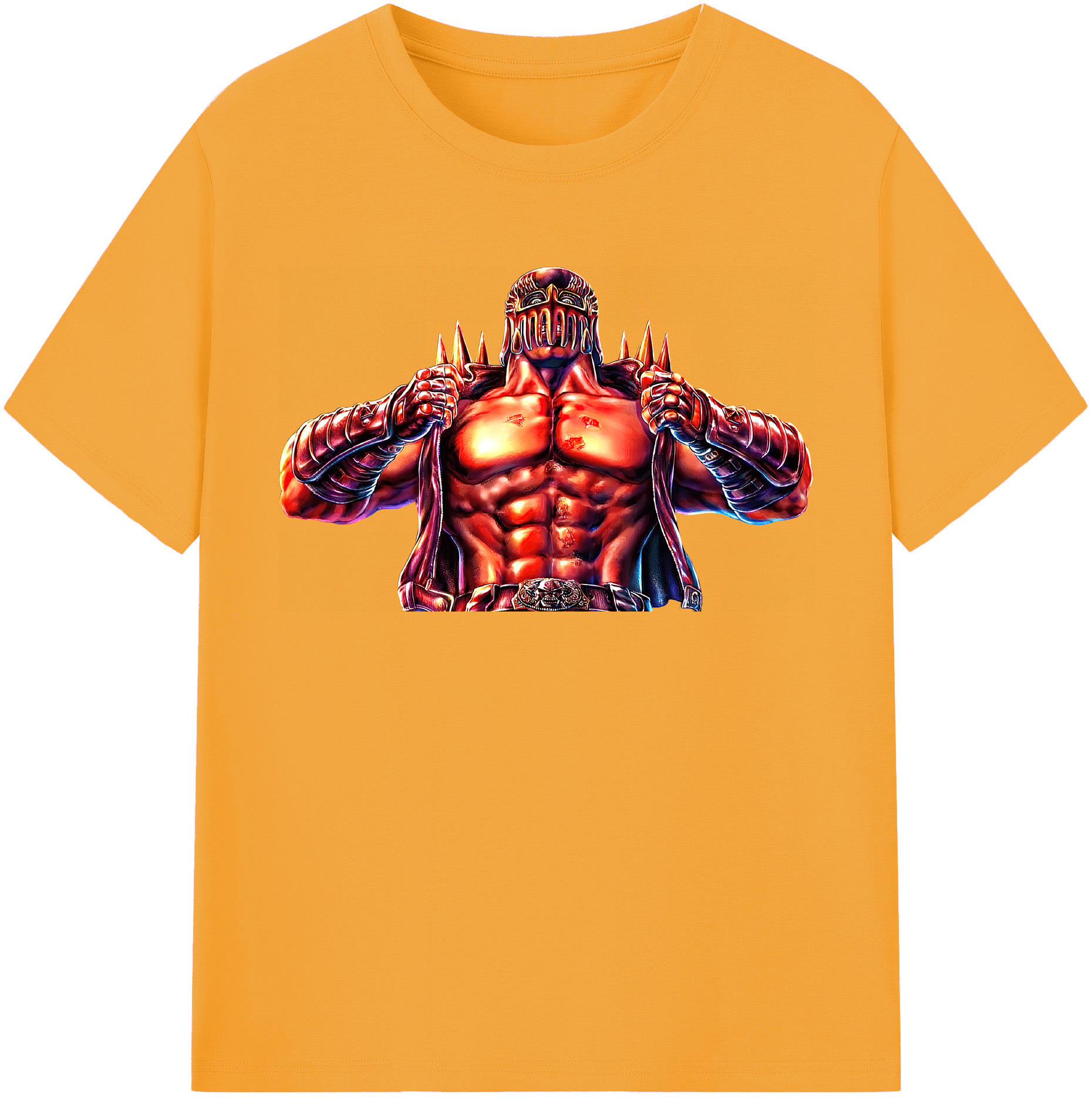 （画像用） 北斗の拳 Fist of the North Star レディースカジュアルプリントTシャツ（綿100％）