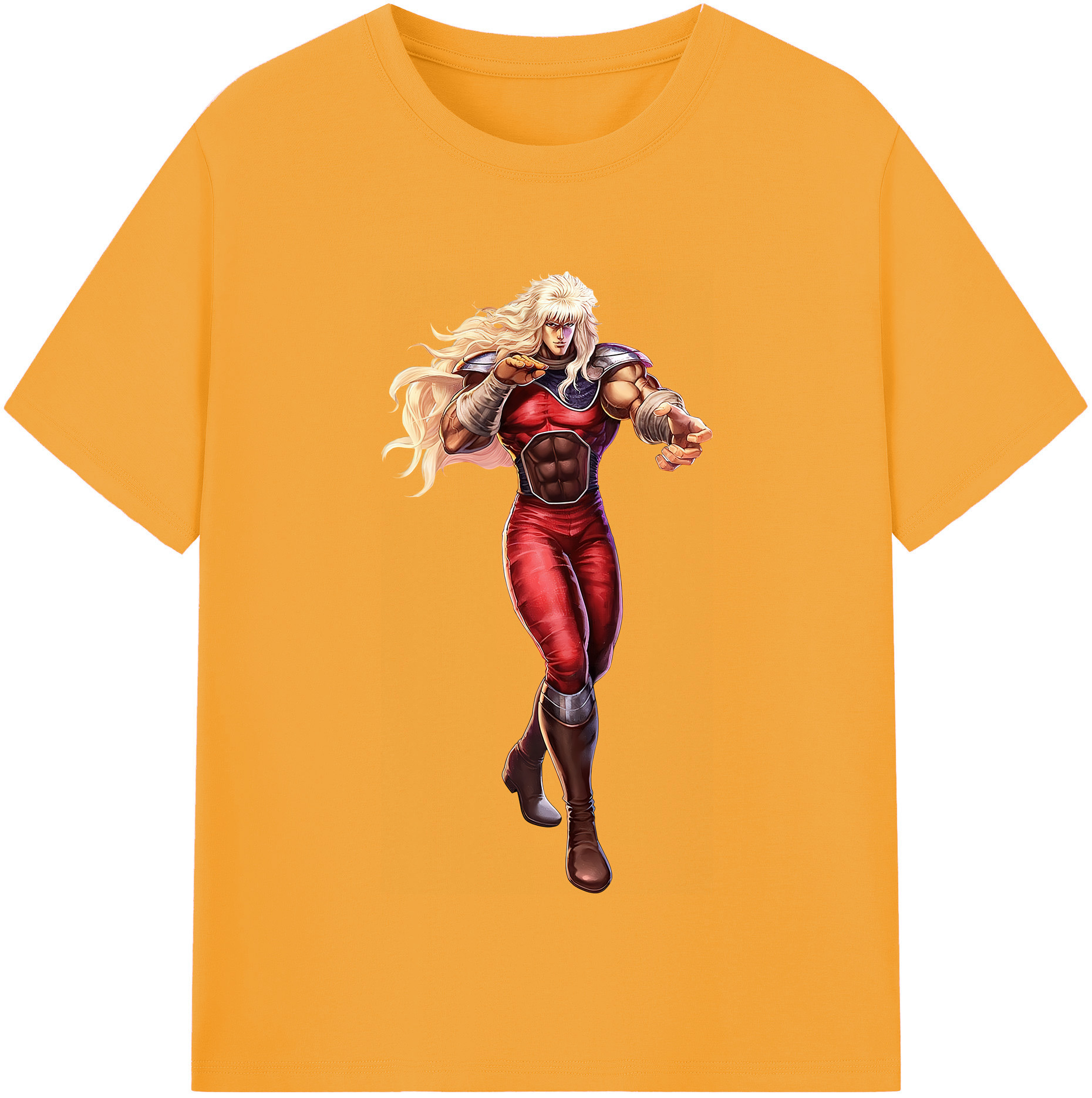 （画像用） 北斗の拳 Fist of the North Star レディースカジュアルプリントTシャツ（綿100％）