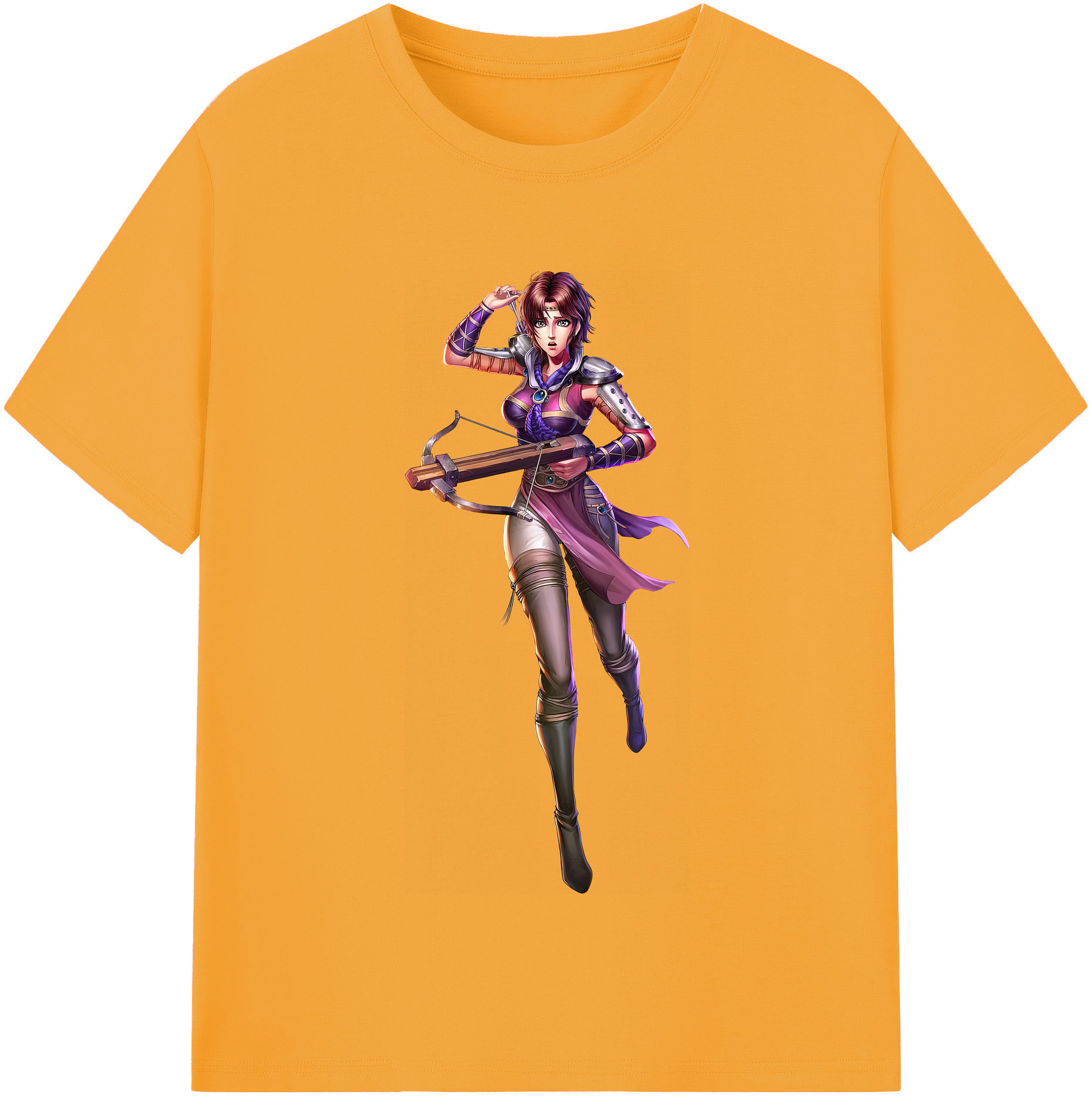（画像用） 北斗の拳 Fist of the North Star レディースカジュアルプリントTシャツ（綿100％）