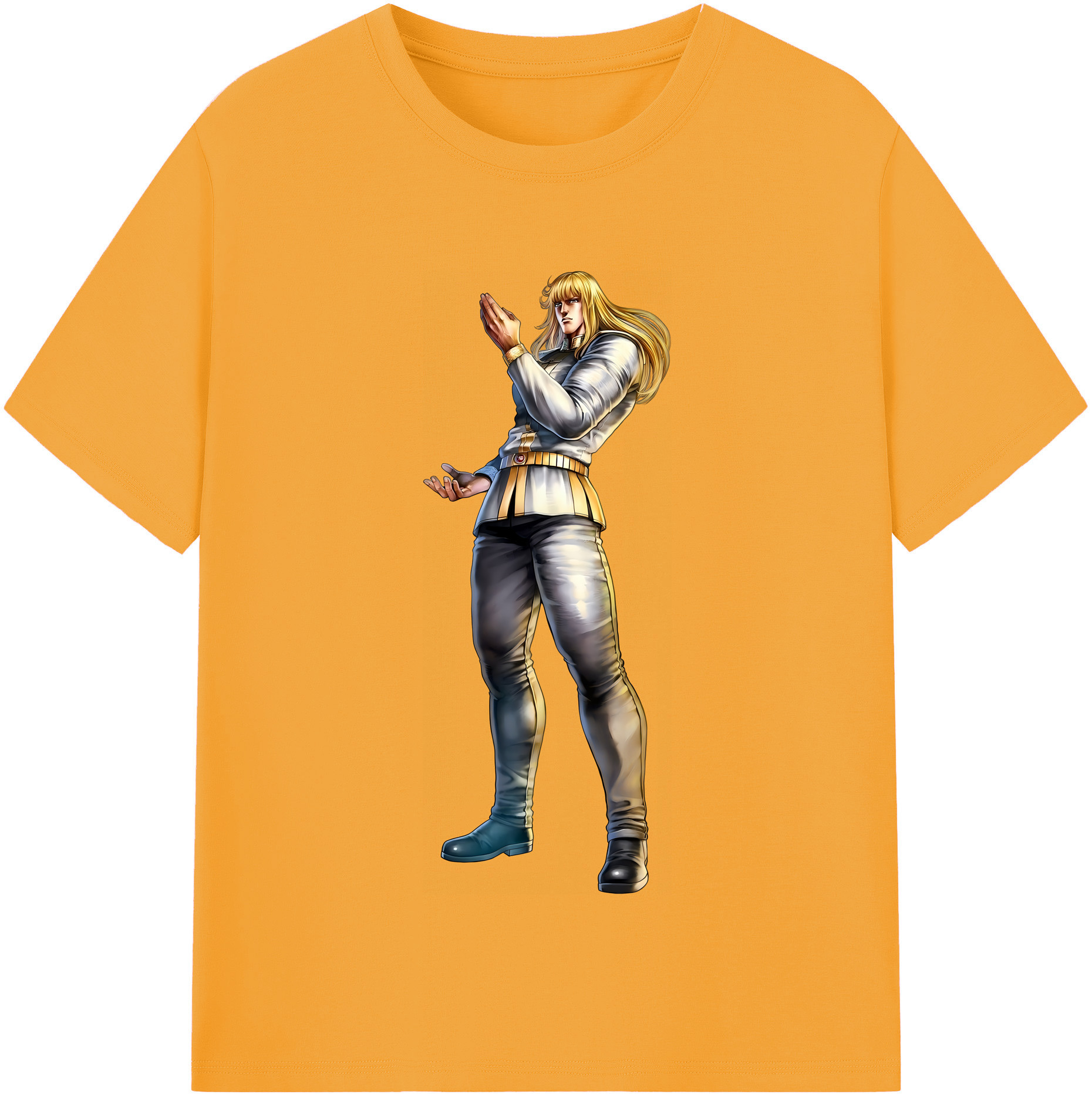 （画像用） 北斗の拳 Fist of the North Star レディースカジュアルプリントTシャツ（綿100％）