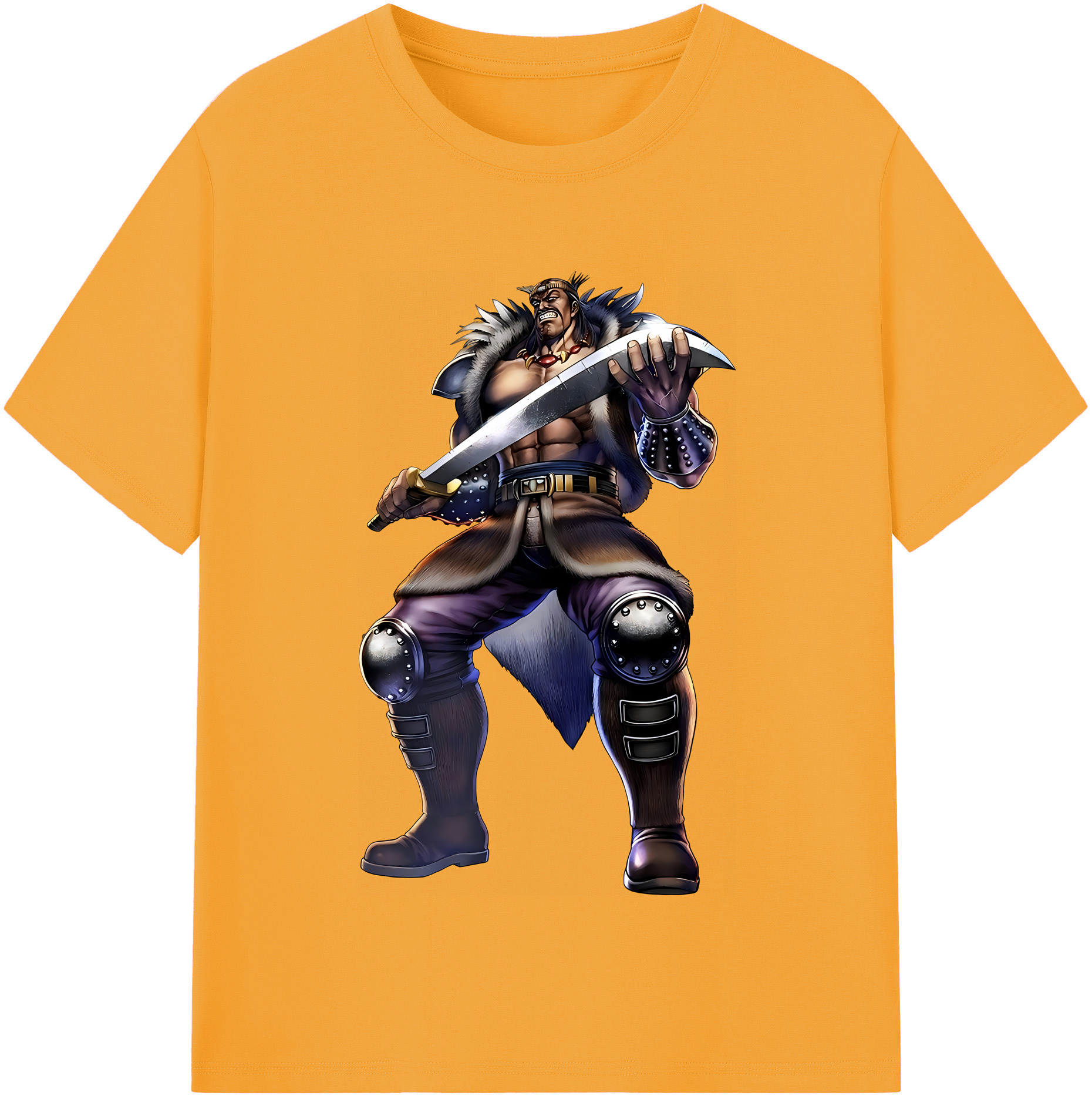 （画像用） 北斗の拳 Fist of the North Star レディースカジュアルプリントTシャツ（綿100％）