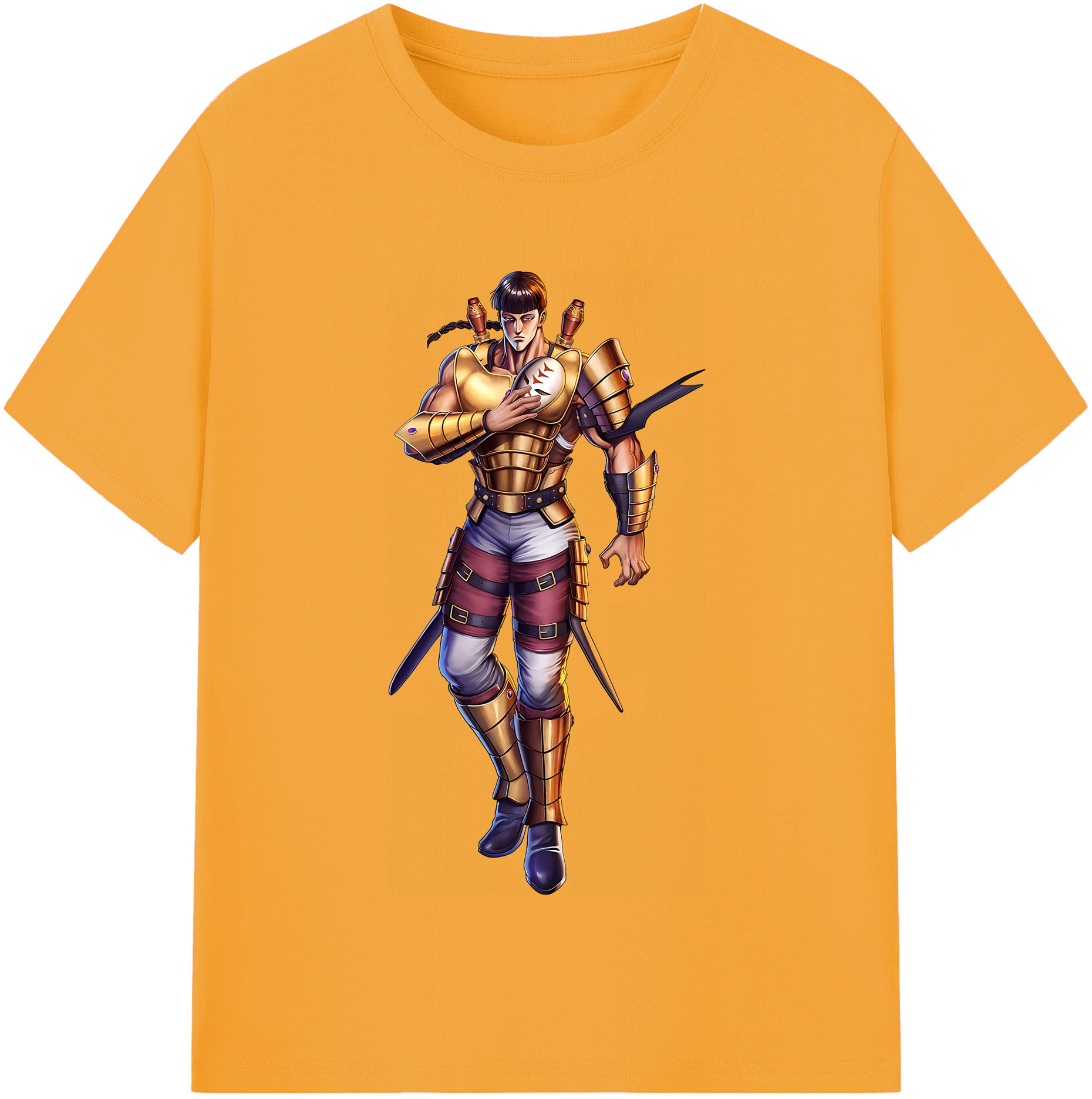 （画像用） 北斗の拳 Fist of the North Star レディースカジュアルプリントTシャツ（綿100％）