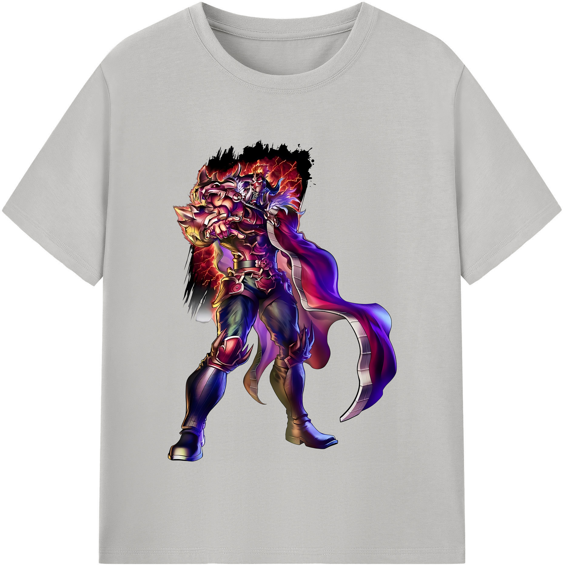 （画像用） 北斗の拳 Fist of the North Star レディースカジュアルプリントTシャツ（綿100％）