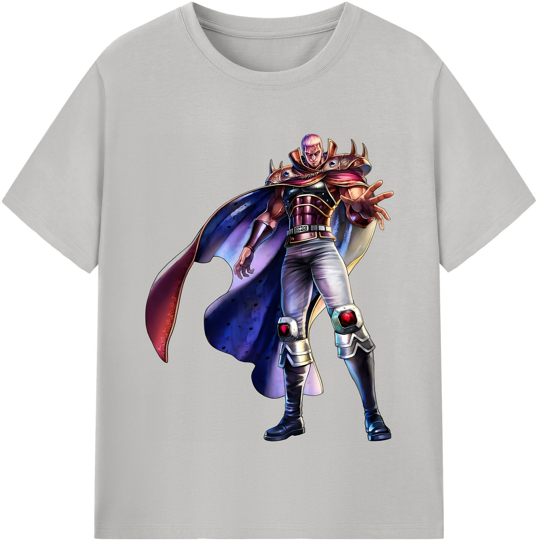 （画像用） 北斗の拳 Fist of the North Star レディースカジュアルプリントTシャツ（綿100％）
