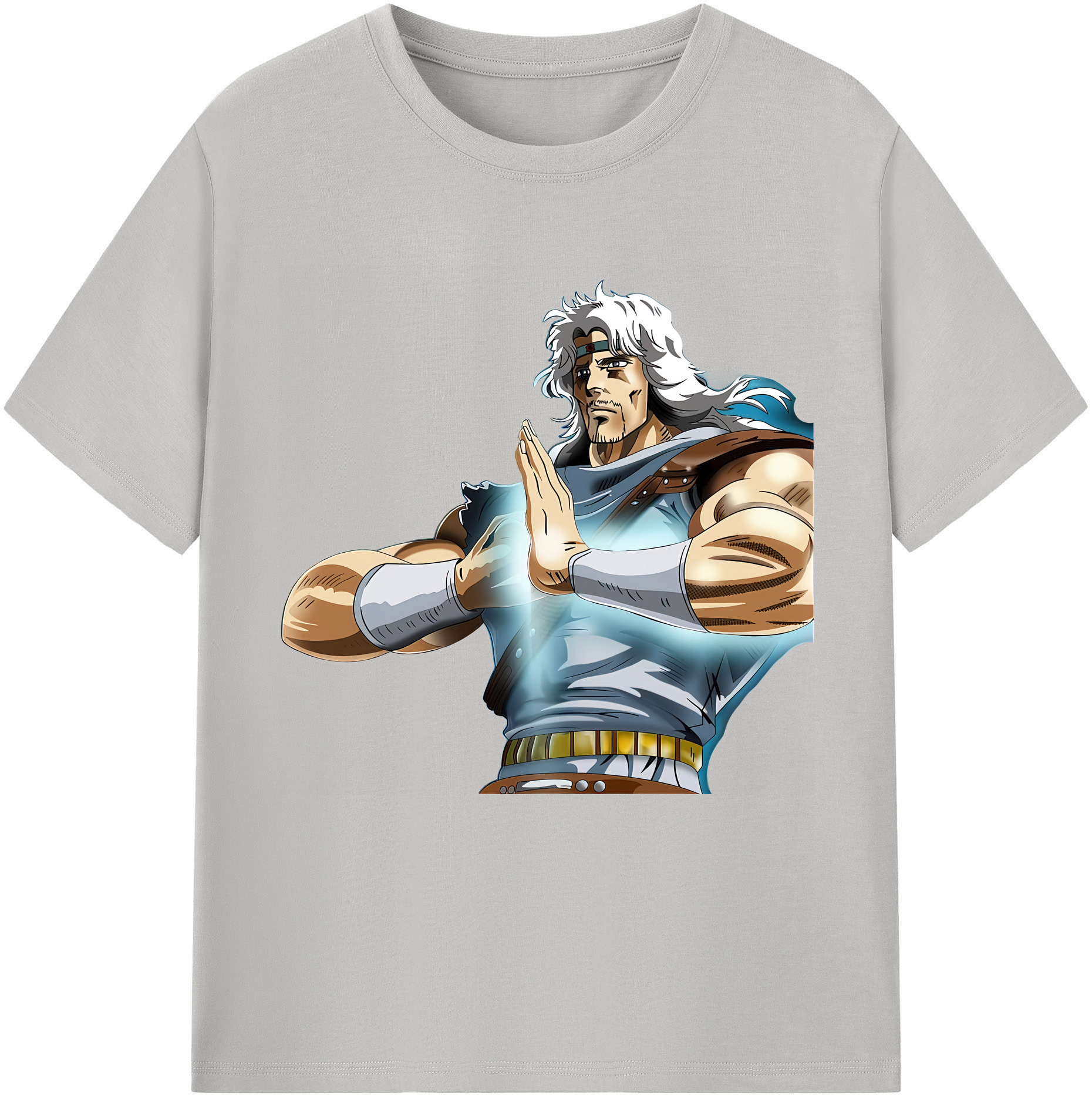 （画像用） 北斗の拳 Fist of the North Star レディースカジュアルプリントTシャツ（綿100％）