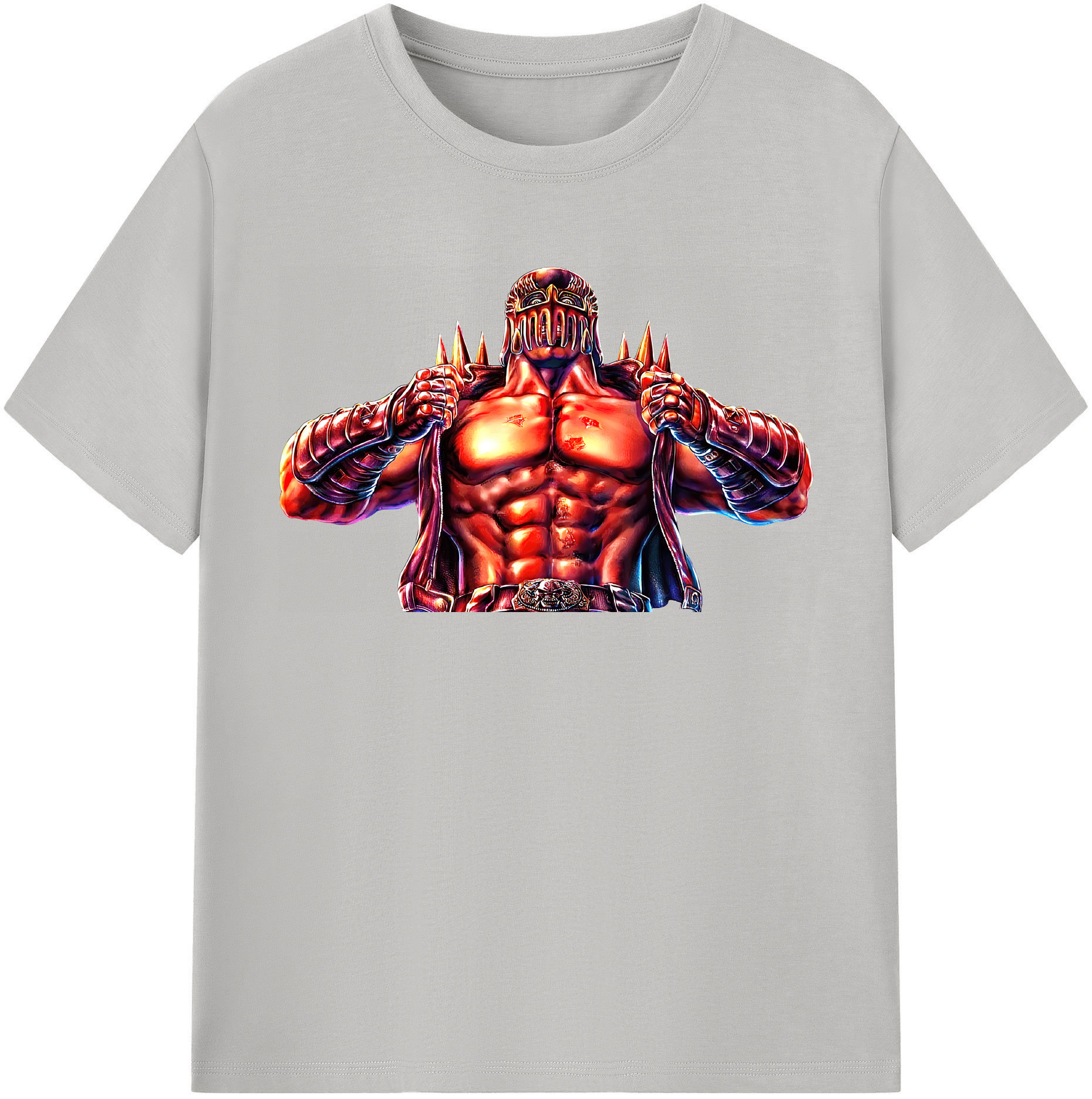 （画像用） 北斗の拳 Fist of the North Star レディースカジュアルプリントTシャツ（綿100％）