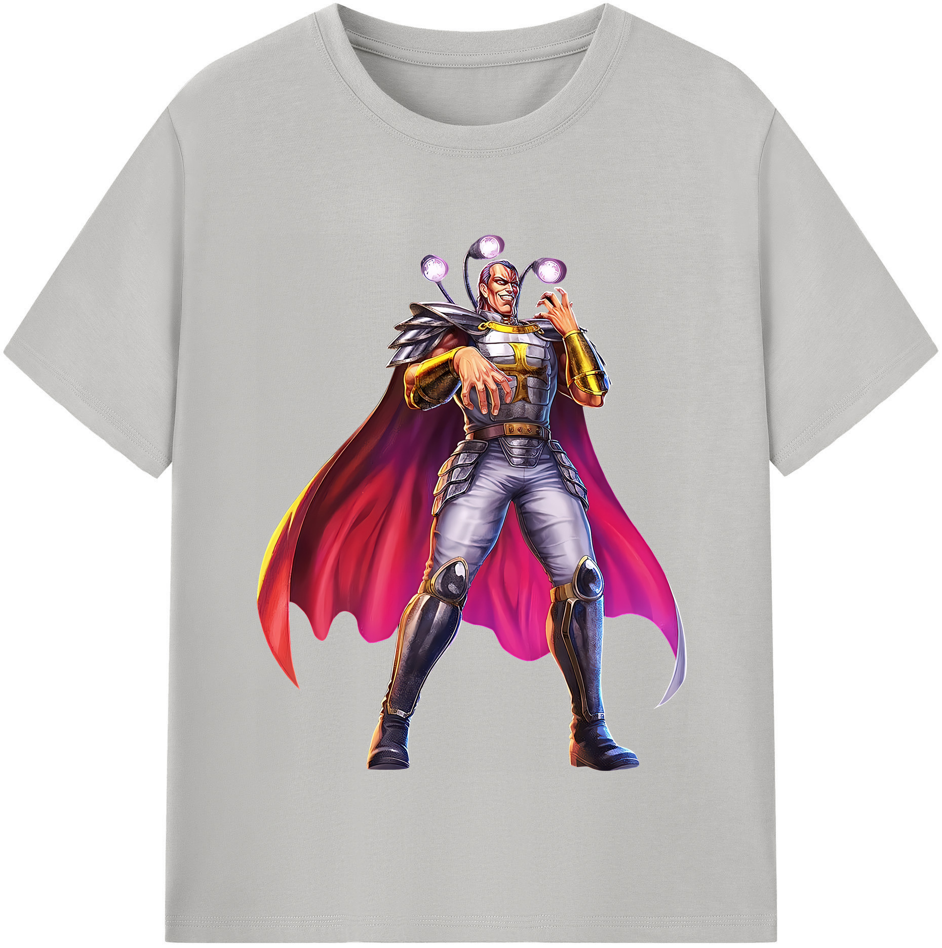 （画像用） 北斗の拳 Fist of the North Star レディースカジュアルプリントTシャツ（綿100％）