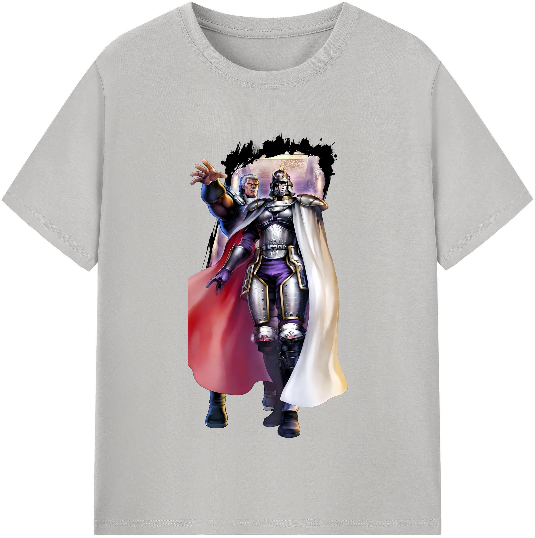 （画像用） 北斗の拳 Fist of the North Star レディースカジュアルプリントTシャツ（綿100％）