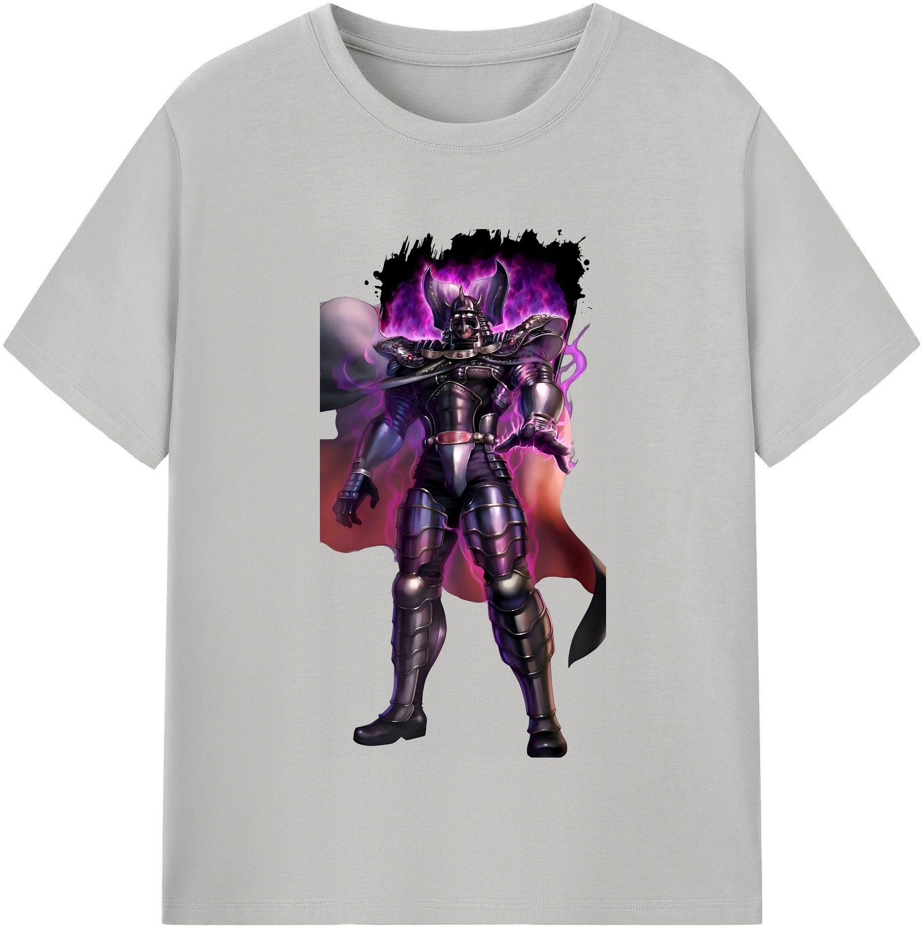 （画像用） 北斗の拳 Fist of the North Star レディースカジュアルプリントTシャツ（綿100％）