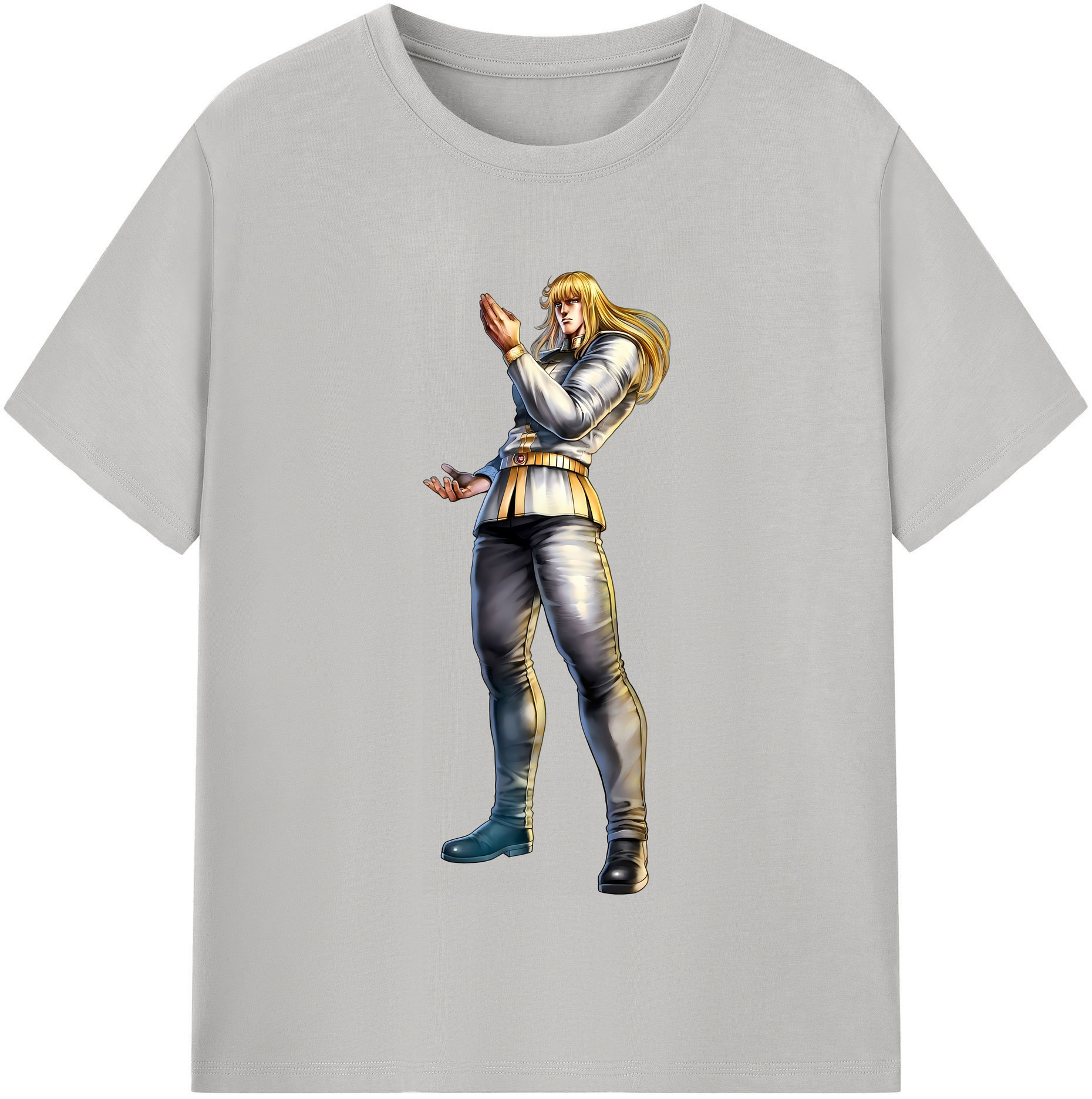 （画像用） 北斗の拳 Fist of the North Star レディースカジュアルプリントTシャツ（綿100％）