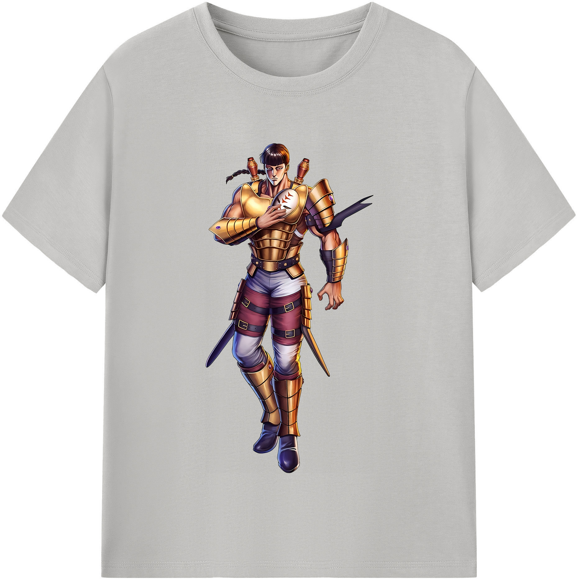 （画像用） 北斗の拳 Fist of the North Star レディースカジュアルプリントTシャツ（綿100％）