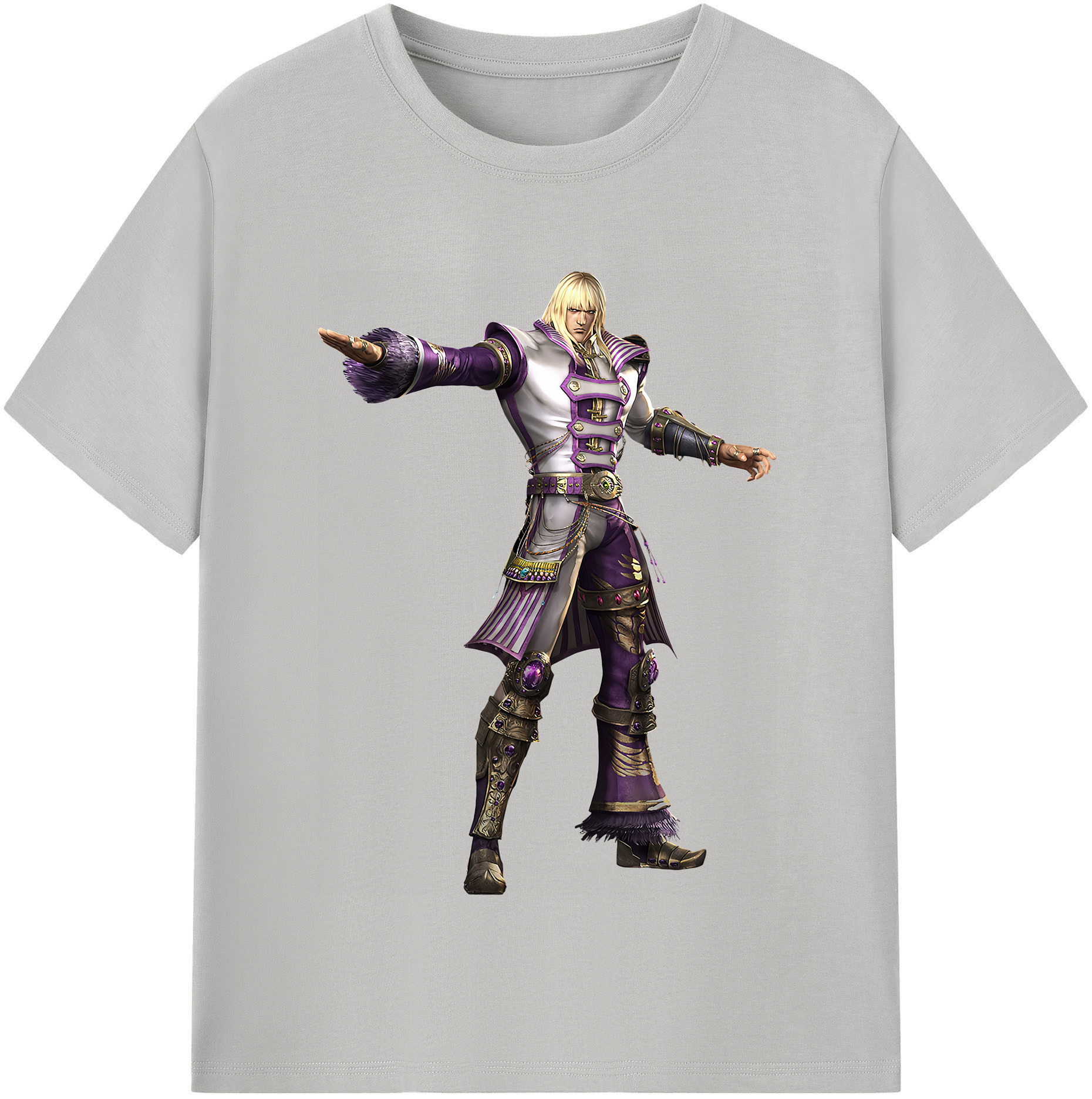 （画像用） 北斗の拳 Fist of the North Star レディースカジュアルプリントTシャツ（綿100％）