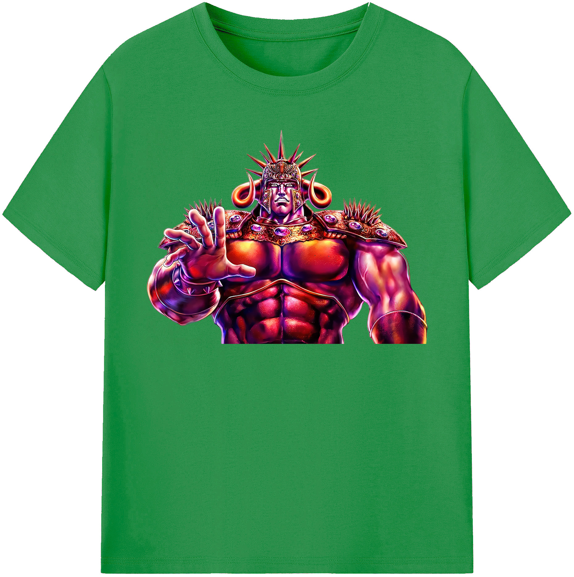 （画像用） 北斗の拳 Fist of the North Star レディースカジュアルプリントTシャツ（綿100％）