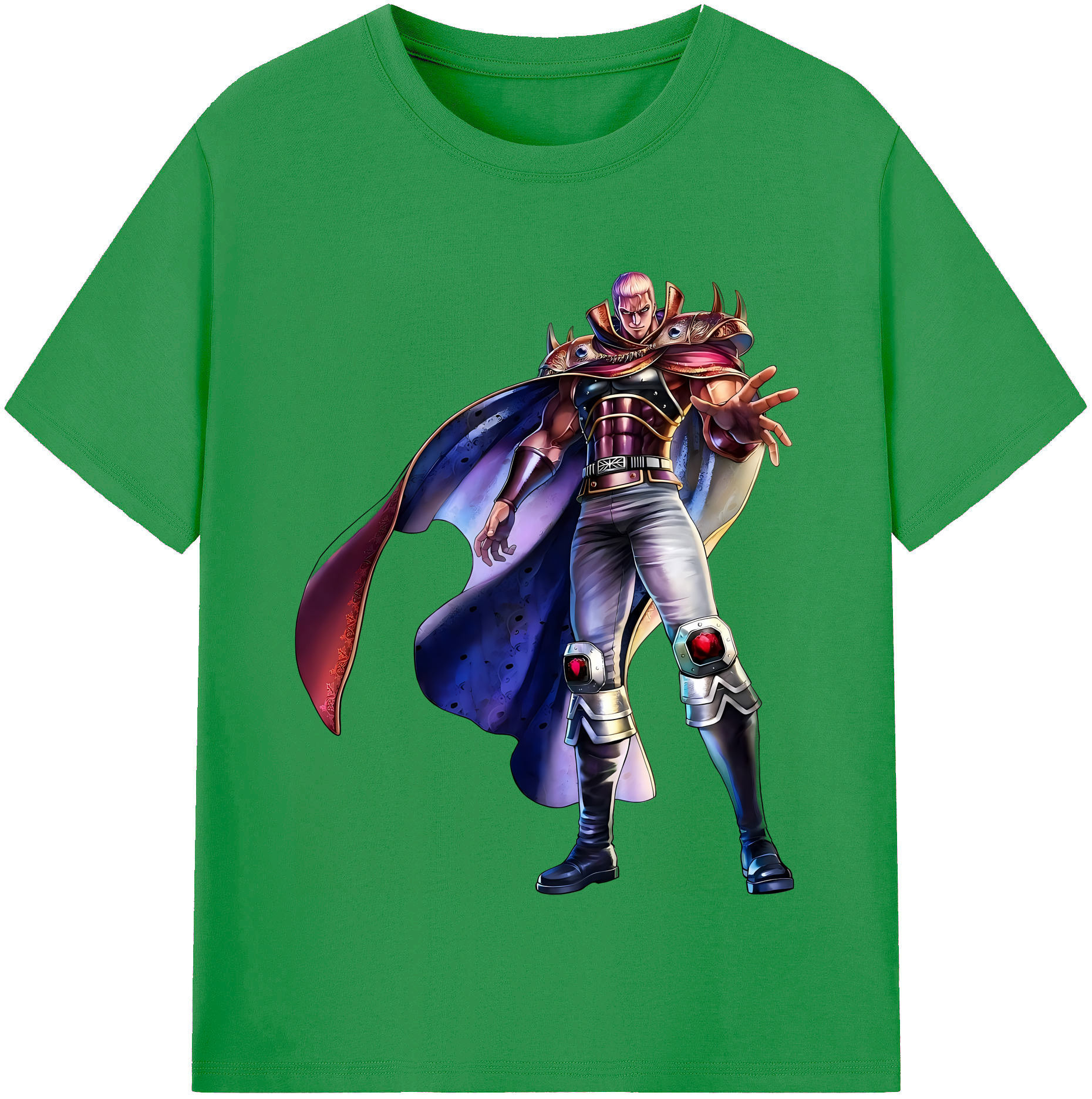 （画像用） 北斗の拳 Fist of the North Star レディースカジュアルプリントTシャツ（綿100％）