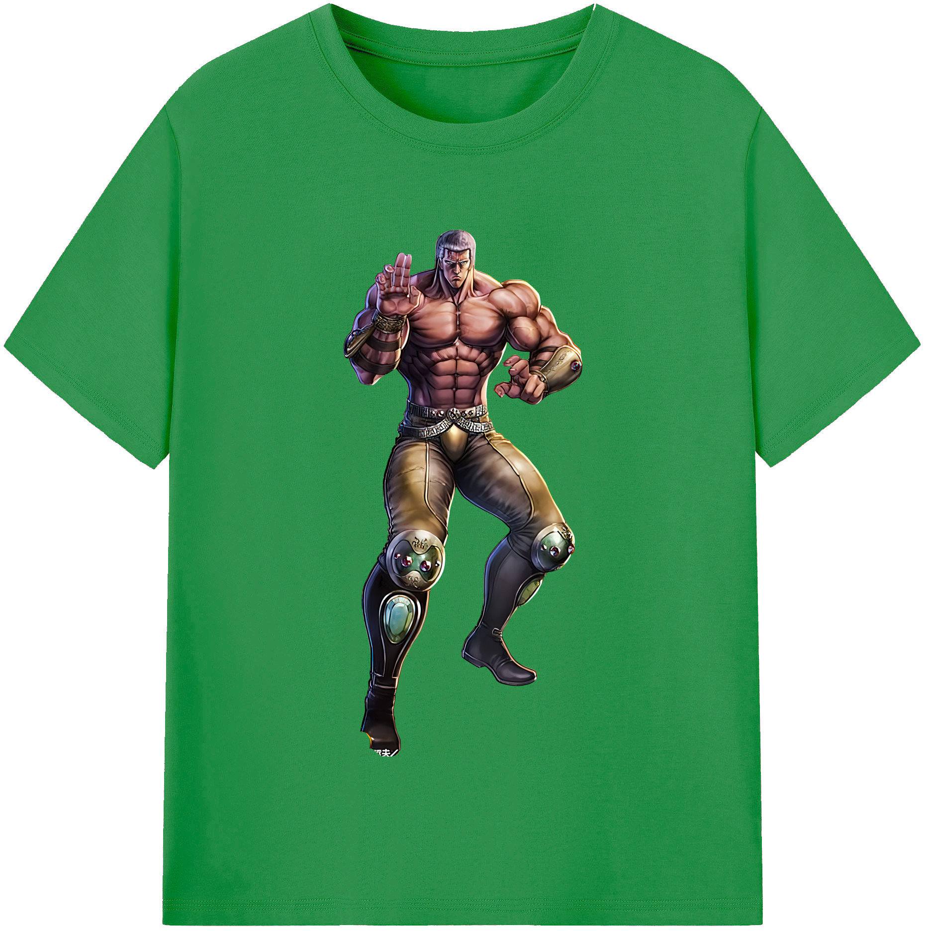 （画像用） 北斗の拳 Fist of the North Star レディースカジュアルプリントTシャツ（綿100％）