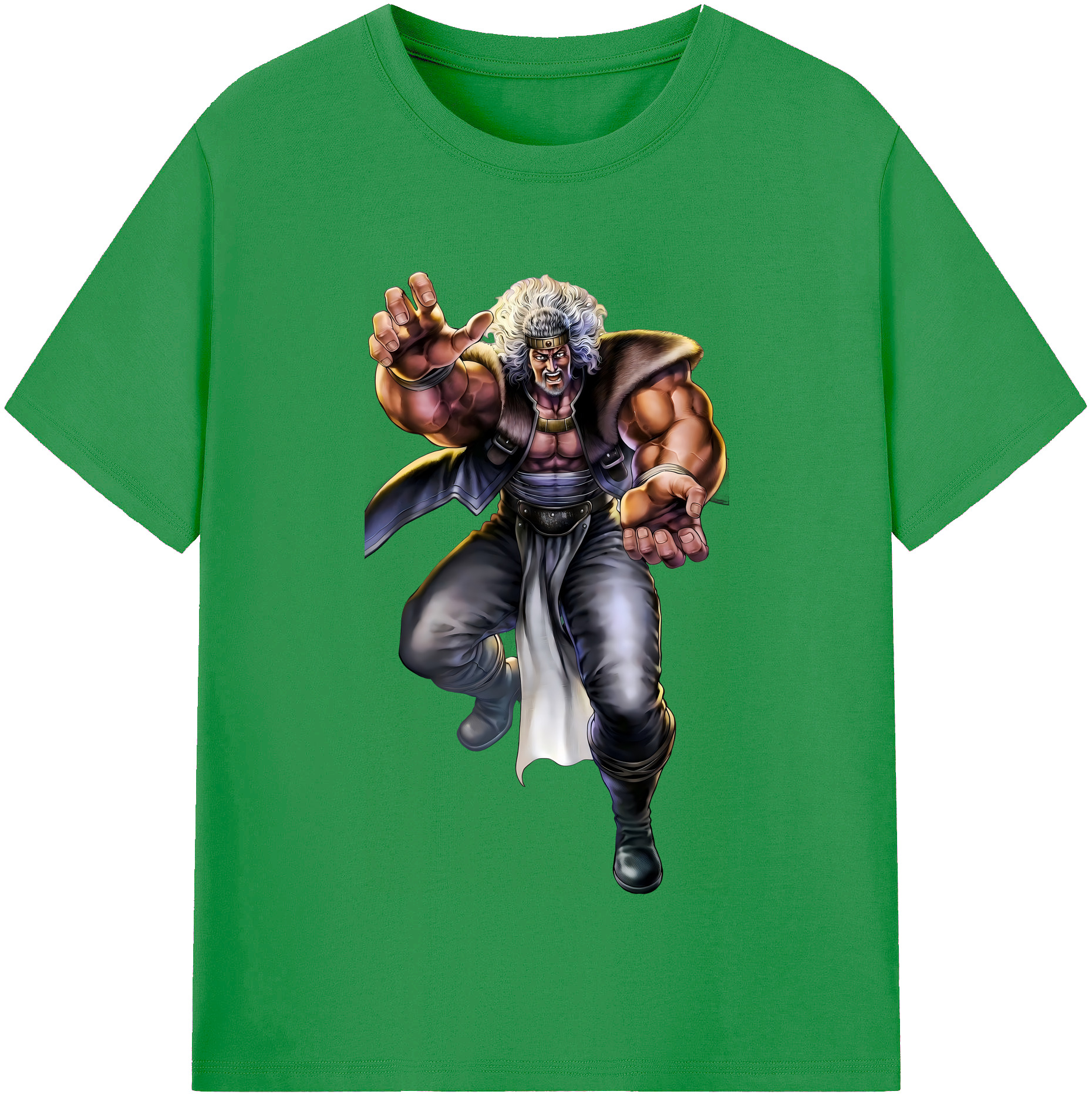 （画像用） 北斗の拳 Fist of the North Star レディースカジュアルプリントTシャツ（綿100％）