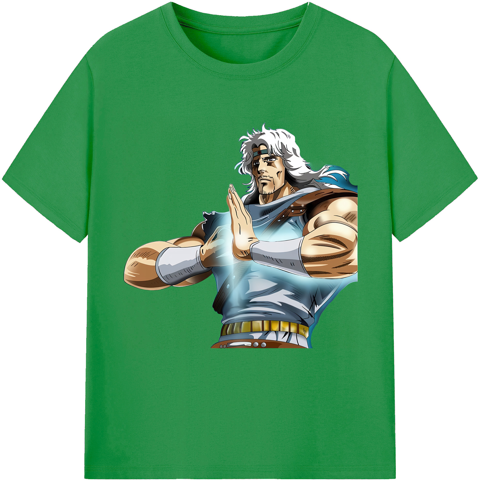 （画像用） 北斗の拳 Fist of the North Star レディースカジュアルプリントTシャツ（綿100％）