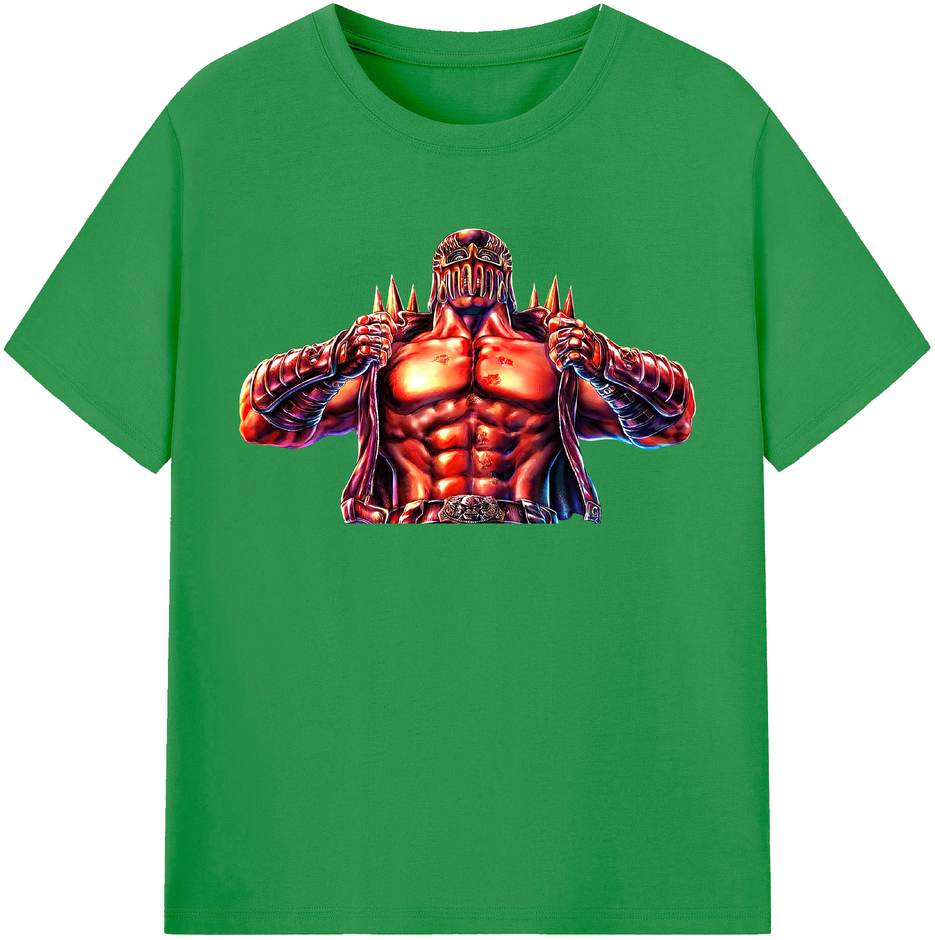 （画像用） 北斗の拳 Fist of the North Star レディースカジュアルプリントTシャツ（綿100％）