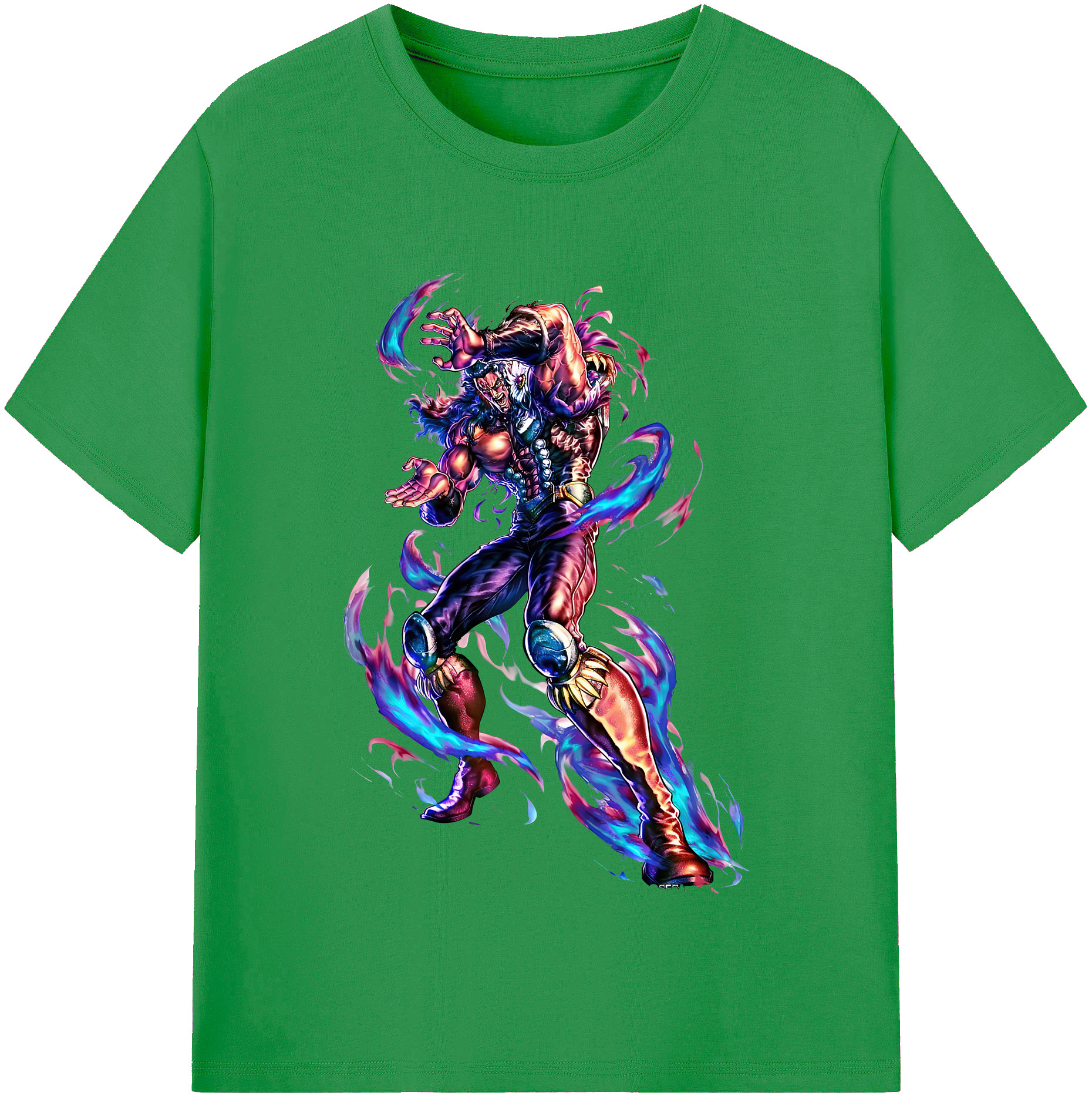（画像用） 北斗の拳 Fist of the North Star レディースカジュアルプリントTシャツ（綿100％）