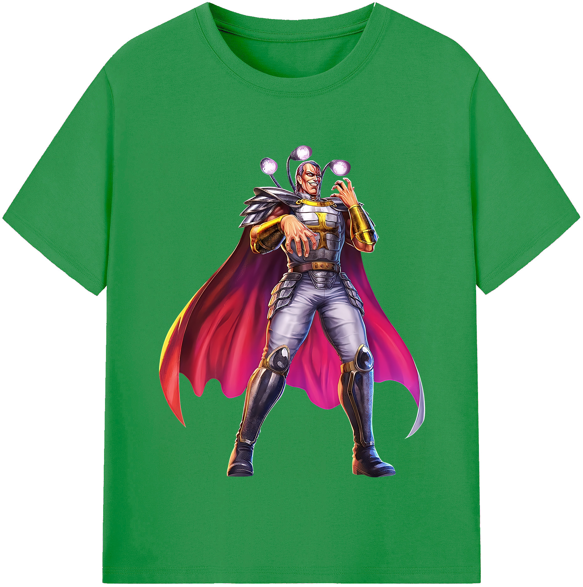 （画像用） 北斗の拳 Fist of the North Star レディースカジュアルプリントTシャツ（綿100％）
