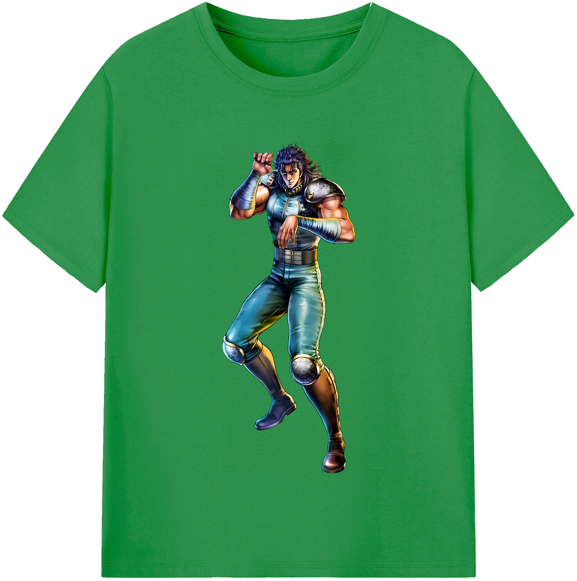 （画像用） 北斗の拳 Fist of the North Star レディースカジュアルプリントTシャツ（綿100％）