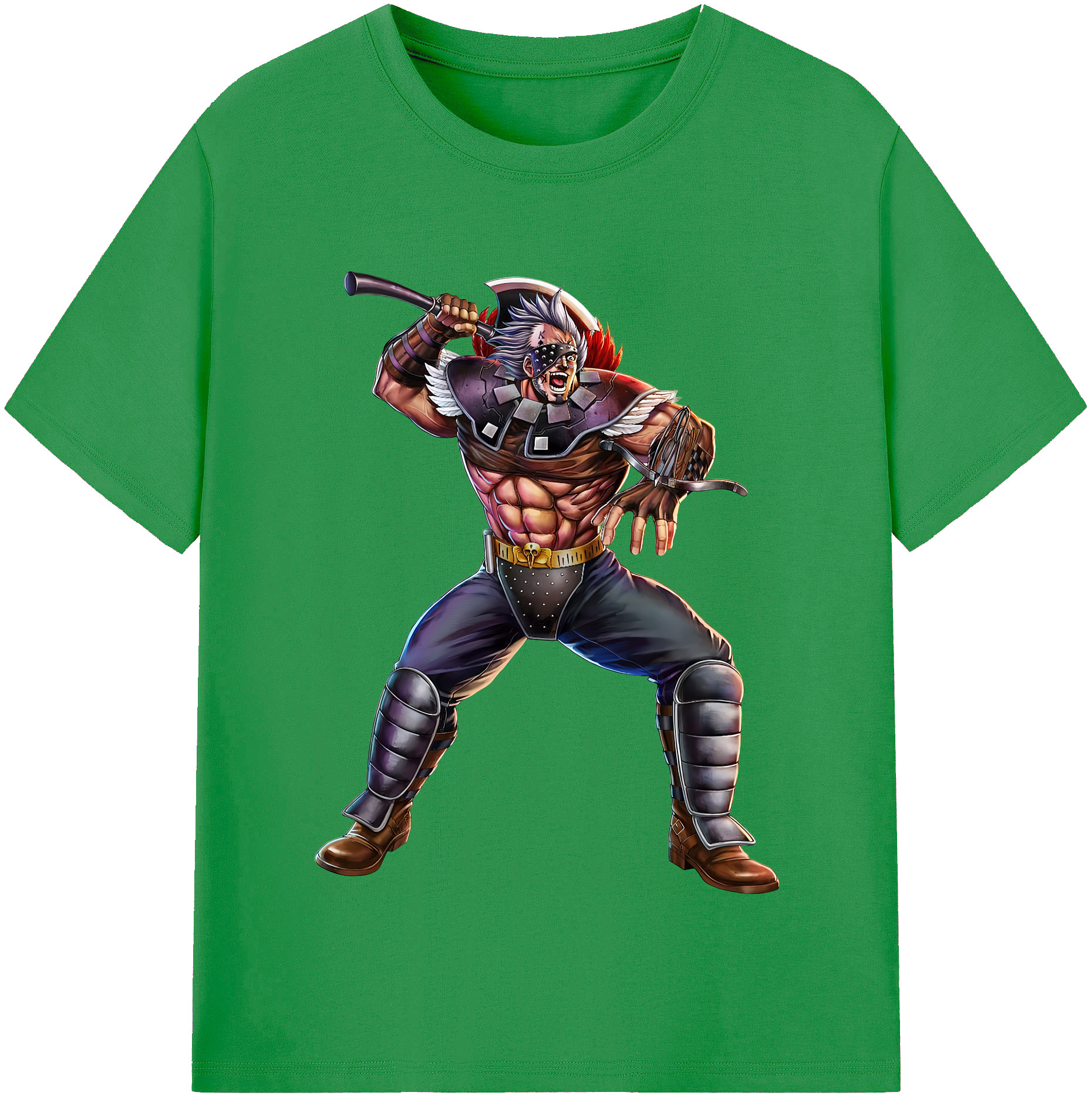 （画像用） 北斗の拳 Fist of the North Star レディースカジュアルプリントTシャツ（綿100％）