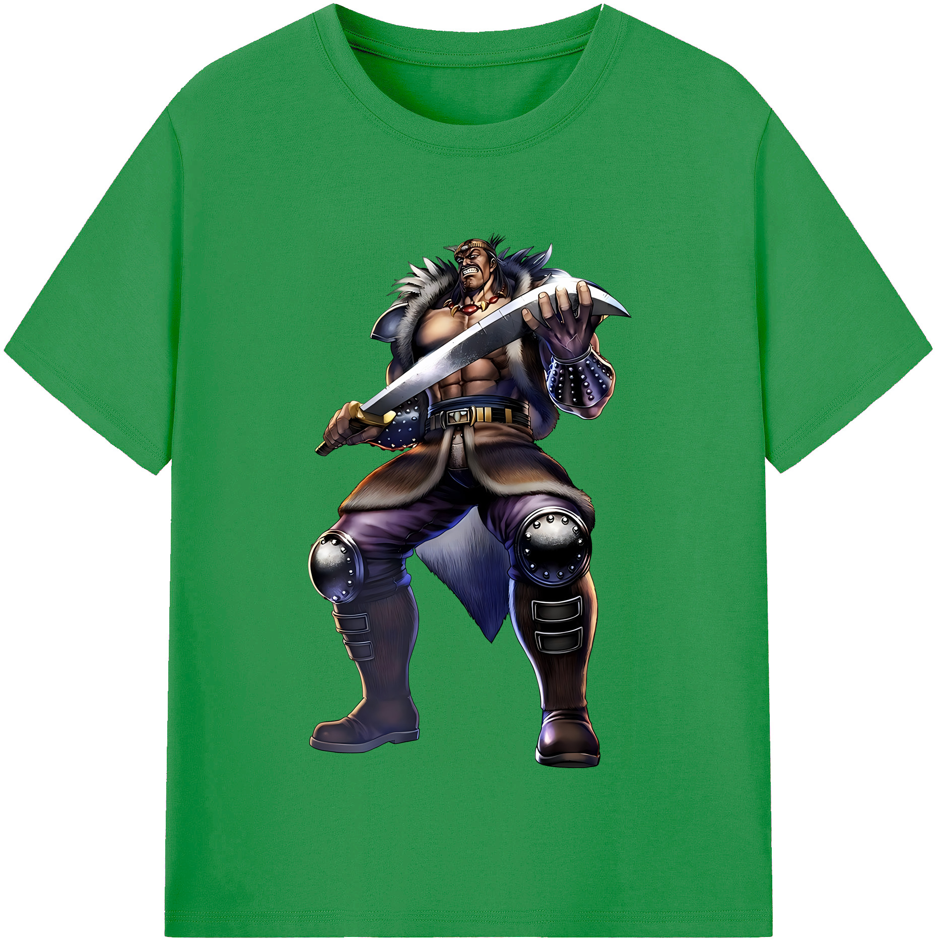 （画像用） 北斗の拳 Fist of the North Star レディースカジュアルプリントTシャツ（綿100％）
