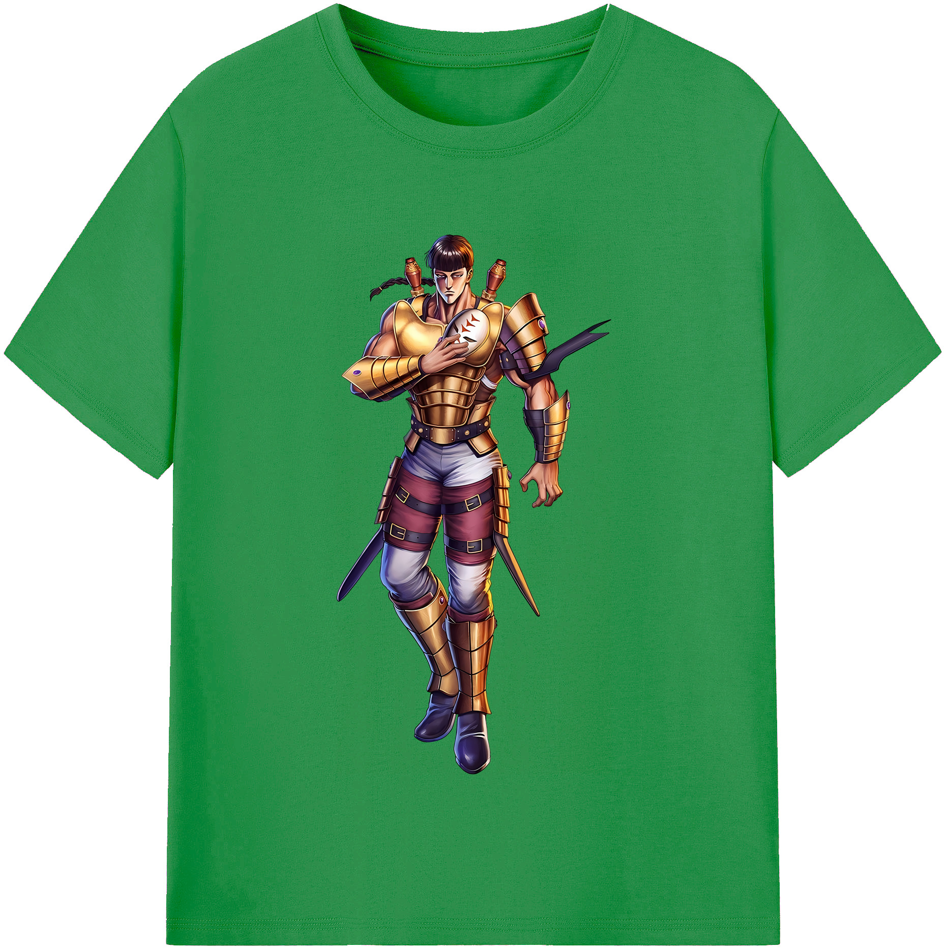 （画像用） 北斗の拳 Fist of the North Star レディースカジュアルプリントTシャツ（綿100％）