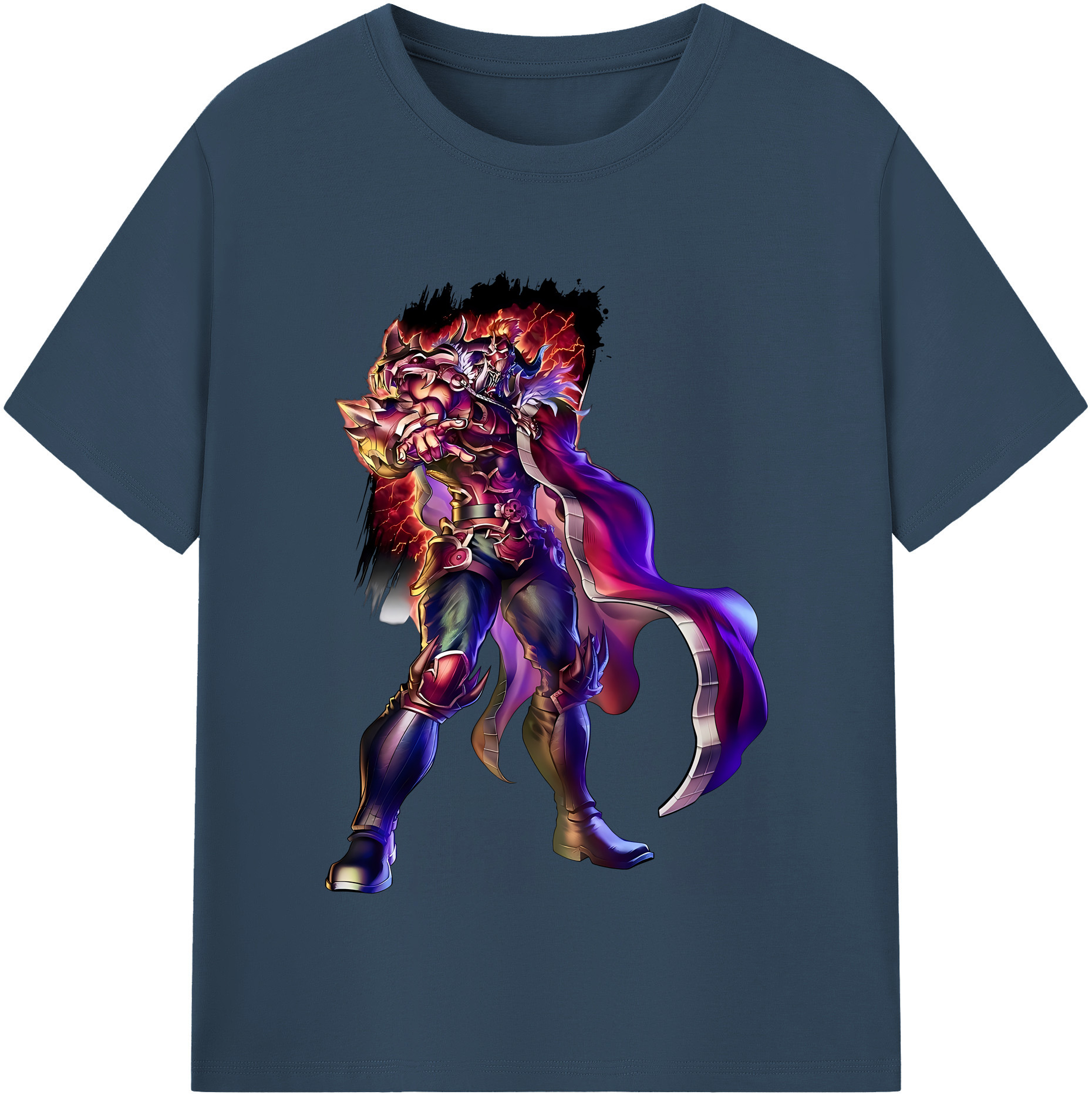（画像用） 北斗の拳 Fist of the North Star レディースカジュアルプリントTシャツ（綿100％）